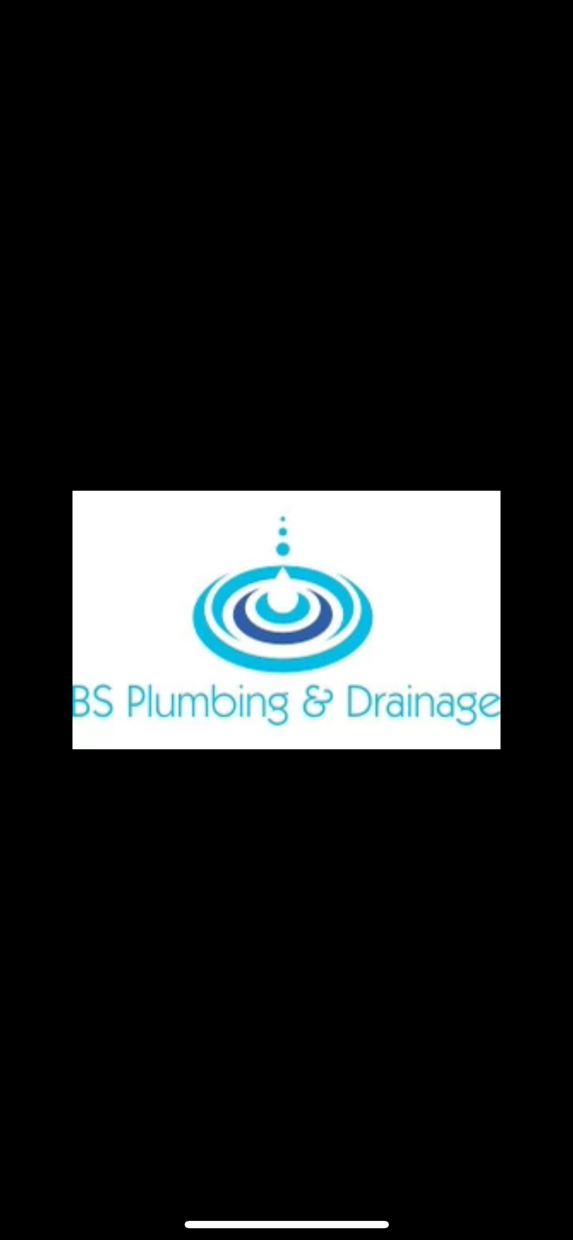 Logo of BMS Plumbing & Drainage featuring a stylized water droplet creating ripples in water, with the company name in light blue text beneath.