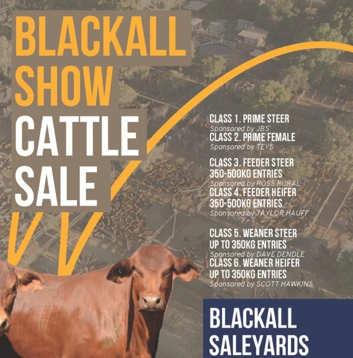 Blackall SHOW Sale In conjunction to The Prime &amp; Store Sale 
