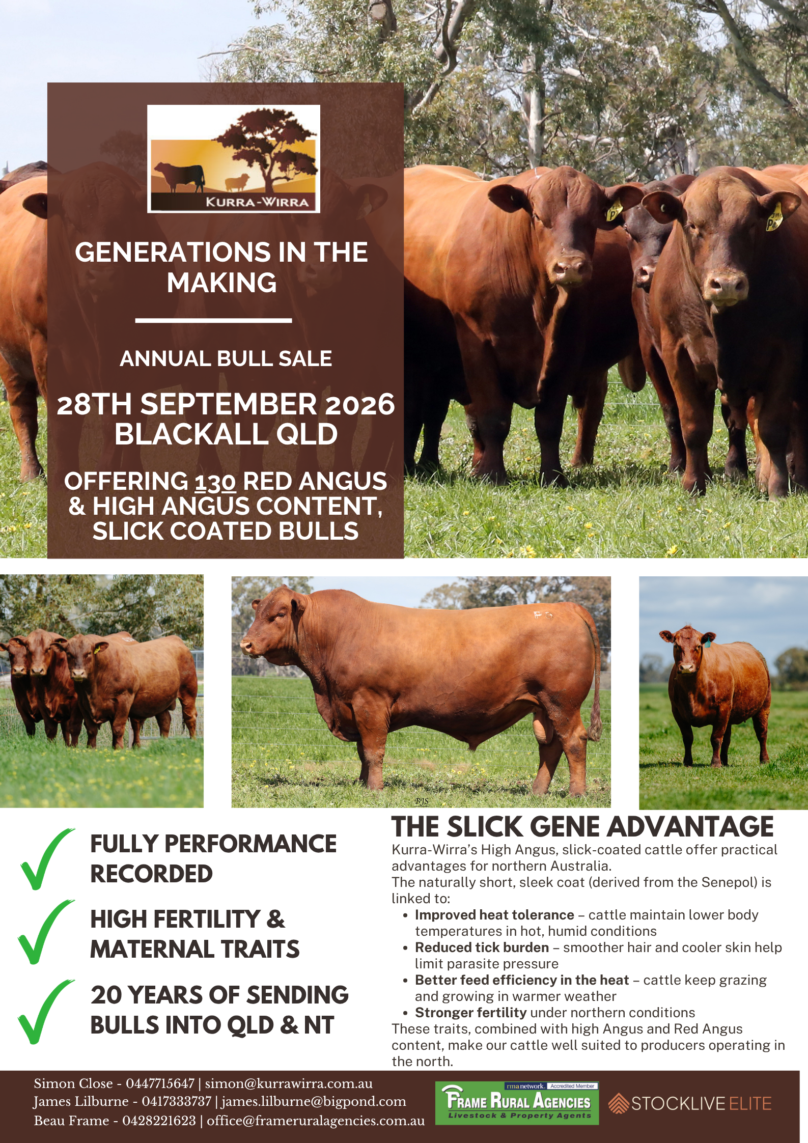 KURRA-WIRRA RED HOT ANNUAL BULL SALE 