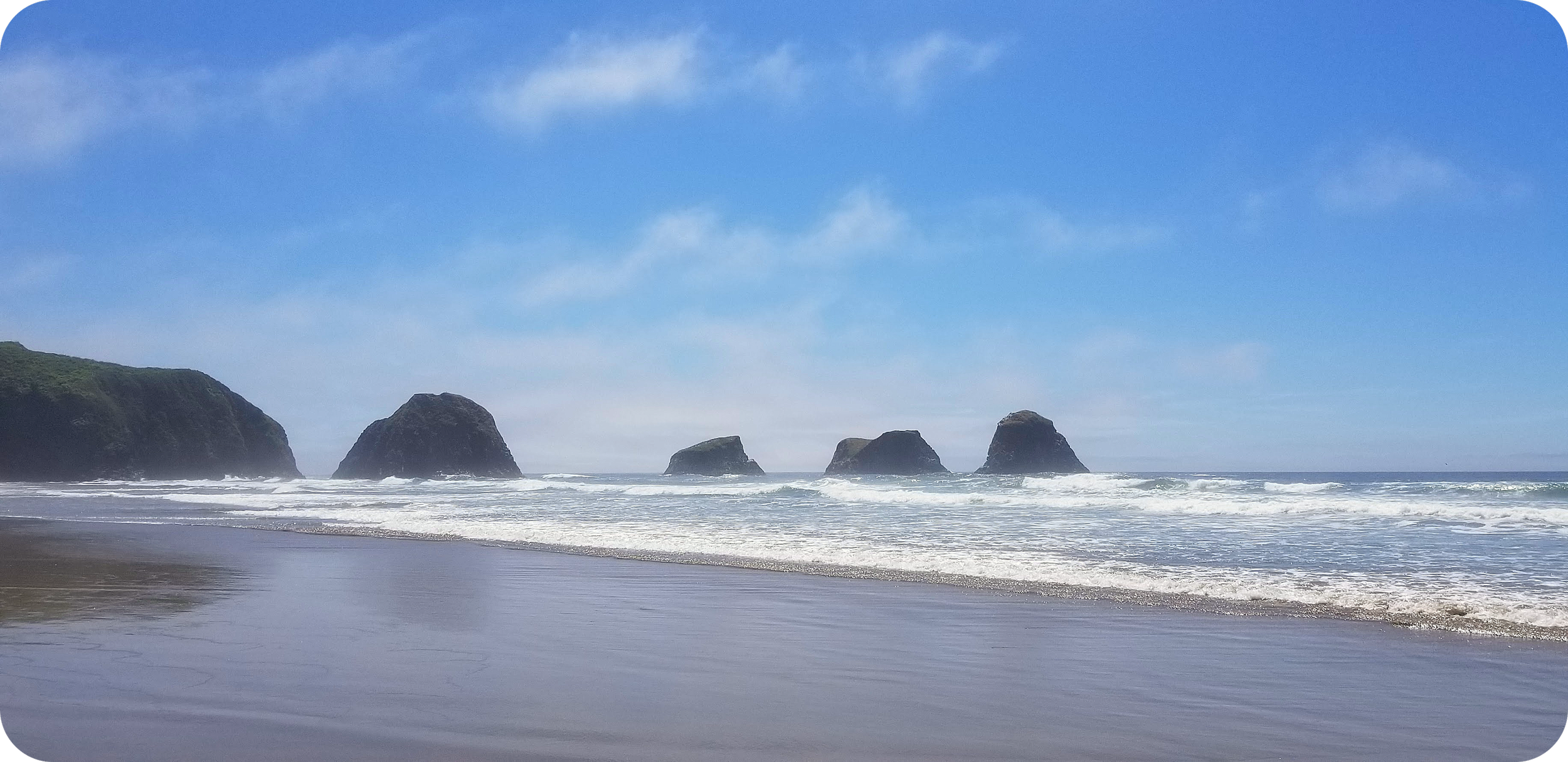 Oregon Coast, the Pacific Ocean