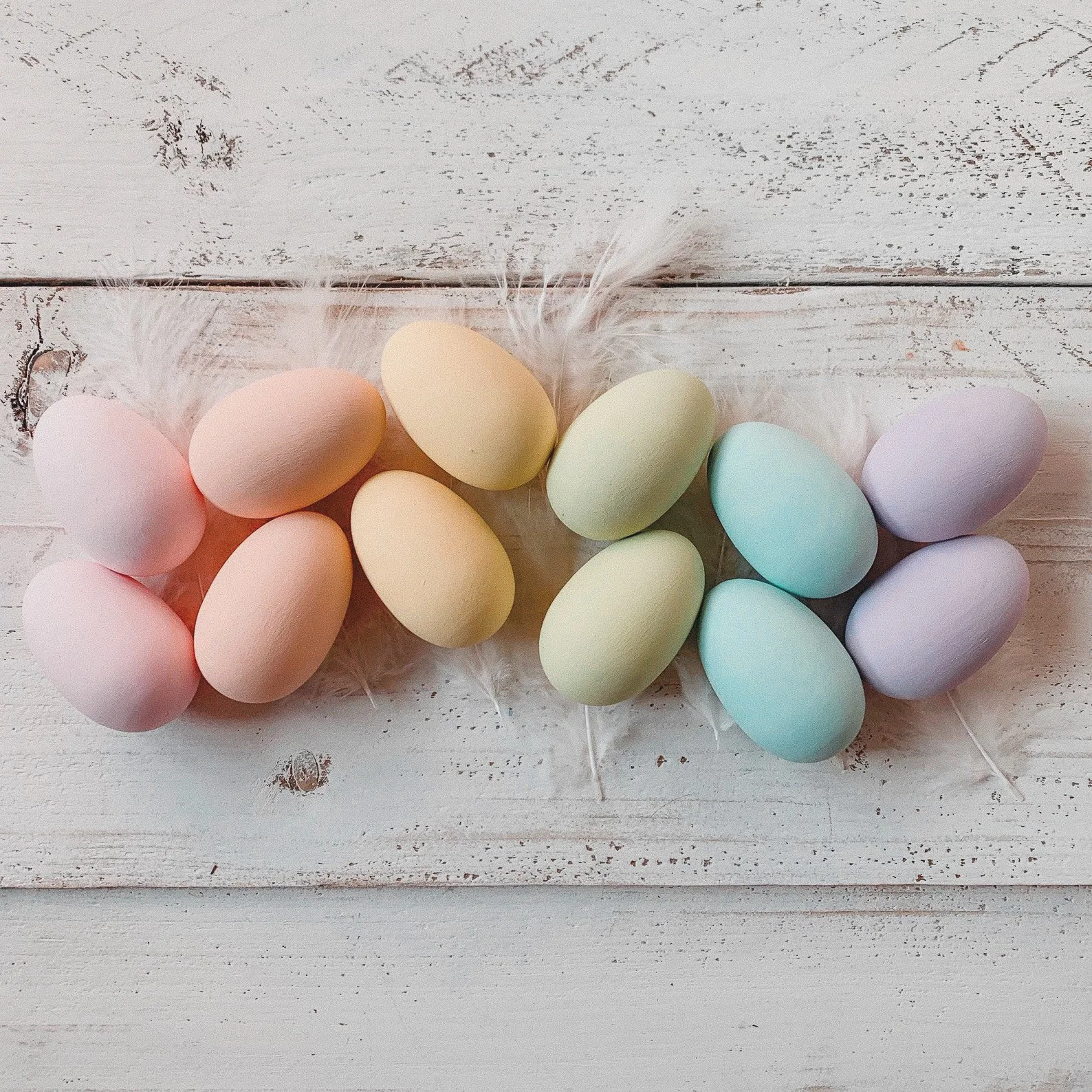 Add a touch of pastel charm to your Easter decor with these hand-painted wooden eggs from TildaLovesTeddy. Each egg measures approximately 4.5cm wide by 6cm tall and features a soft, speckled finish in a palette of spring-inspired hues. Available in