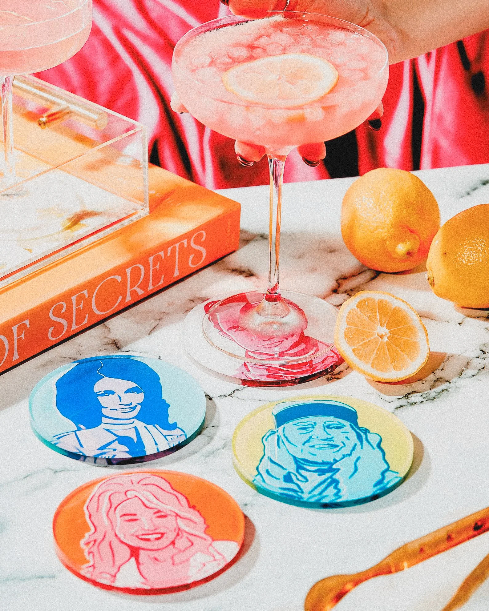 Bright, playful art print featuring a bold western character in vivid tones, great for quirky decor or colorful gallery wall styling.