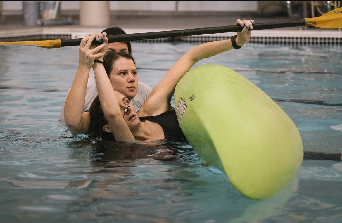 Indoor Roll Clinic on Thursday, 3/5. We have spots for up to 5 folks and gear to rent if needed. Link on our website and on our link tree to sign up for the lottery and we&rsquo;ll let folks know by Monday. Even if you have your own gear, we still li