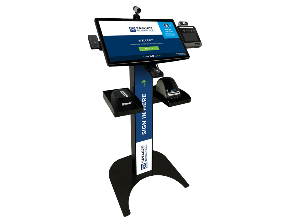Enterprise visitor management kiosk