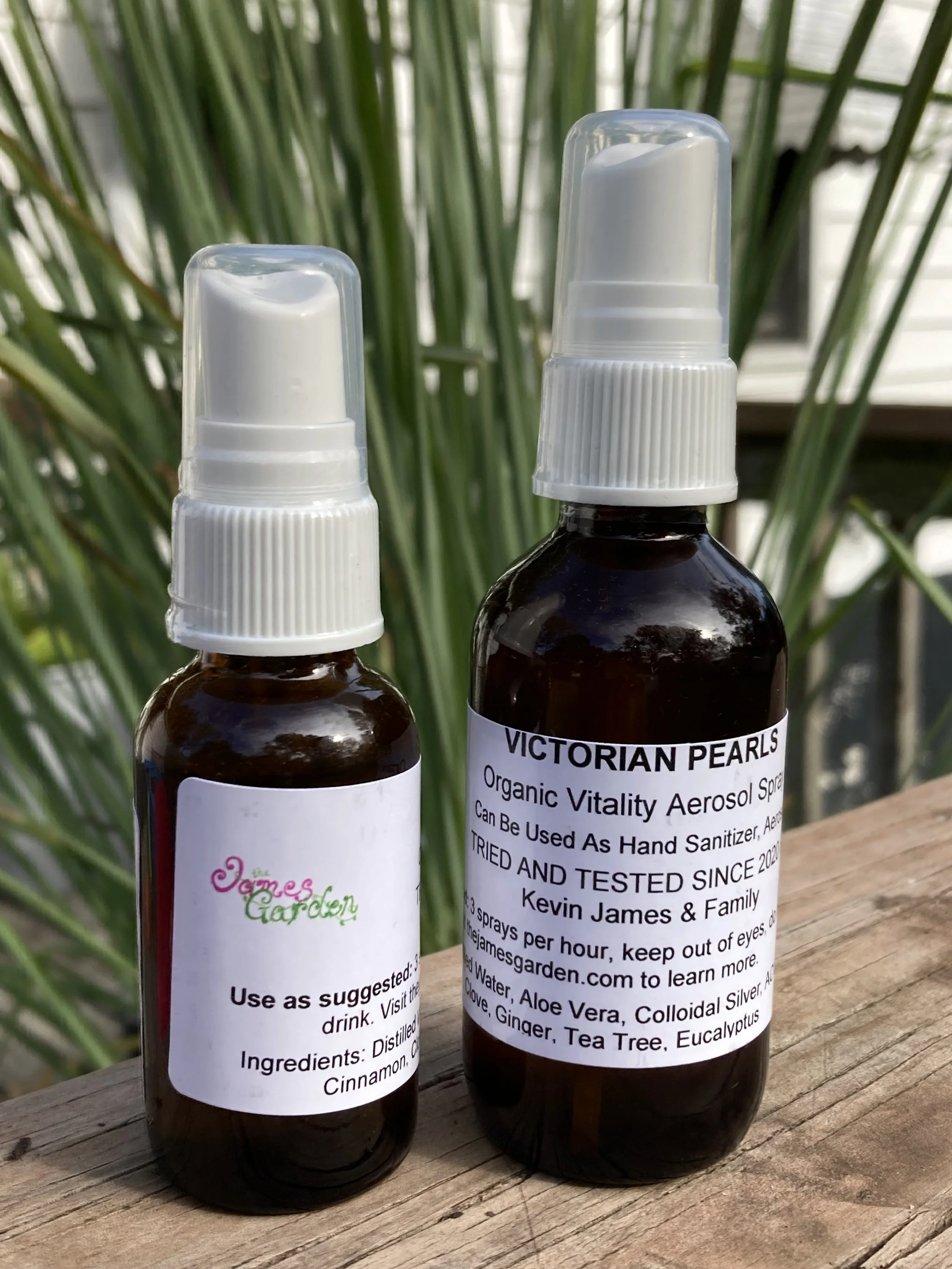 Victorian Pearls The Organic Vitality Aerosol Spray