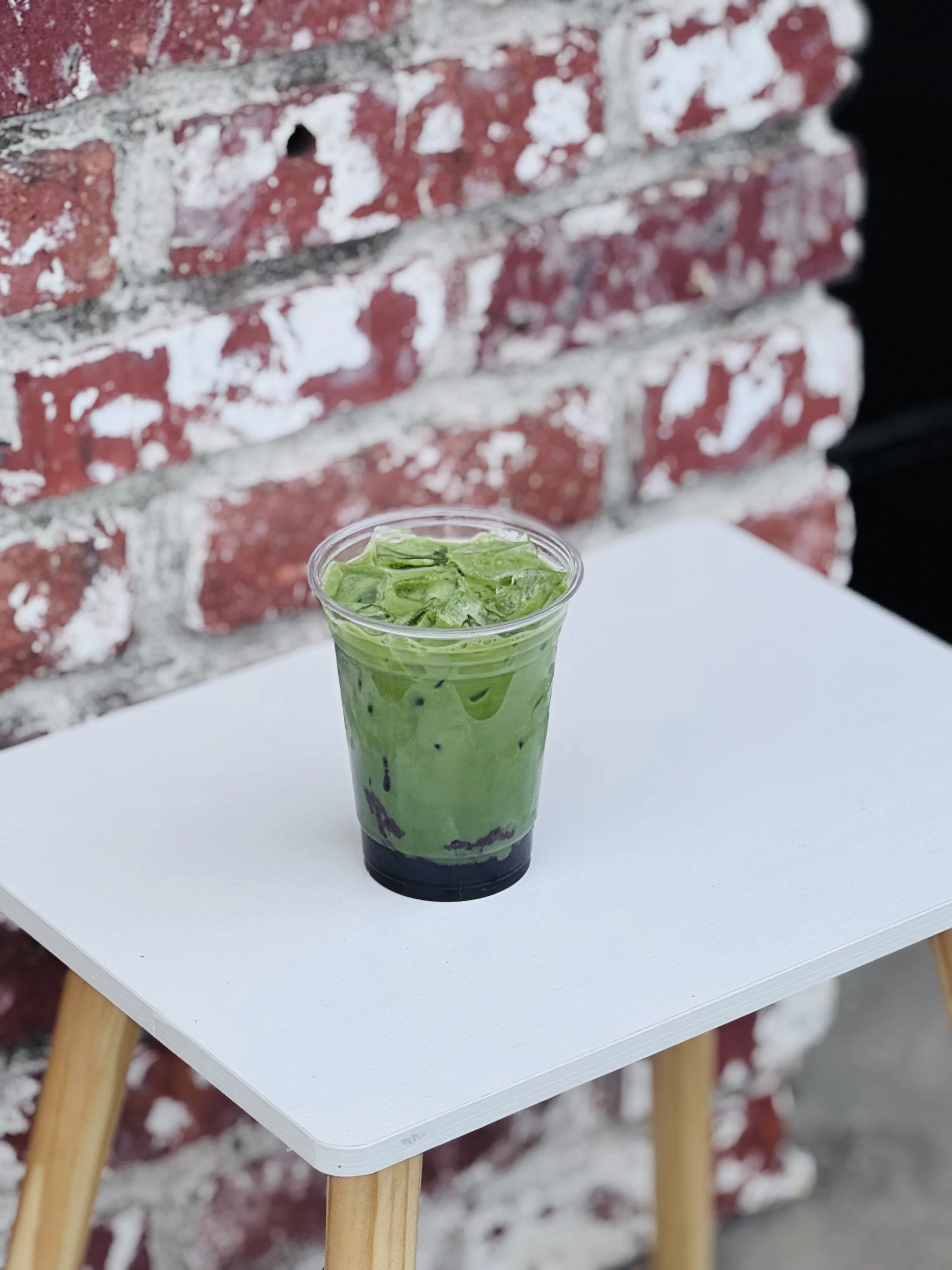 Blueberry Matcha Latte