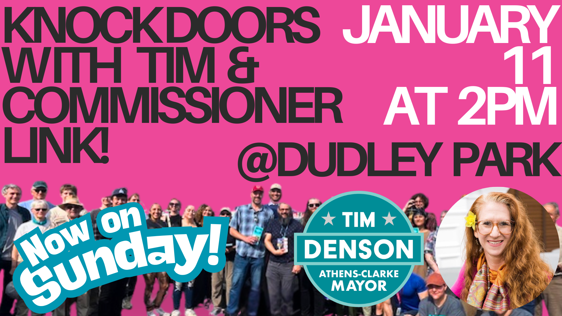 Knock Doors w/ Tim & Commissioner Link!