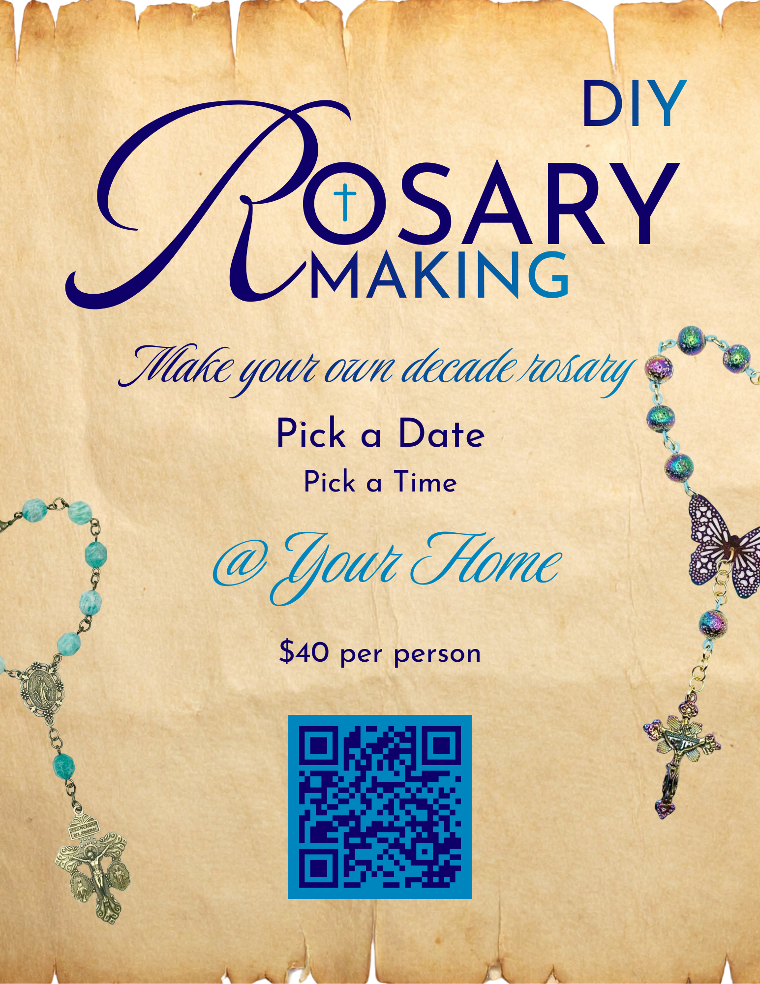 DIY Rosary Making - Your Home