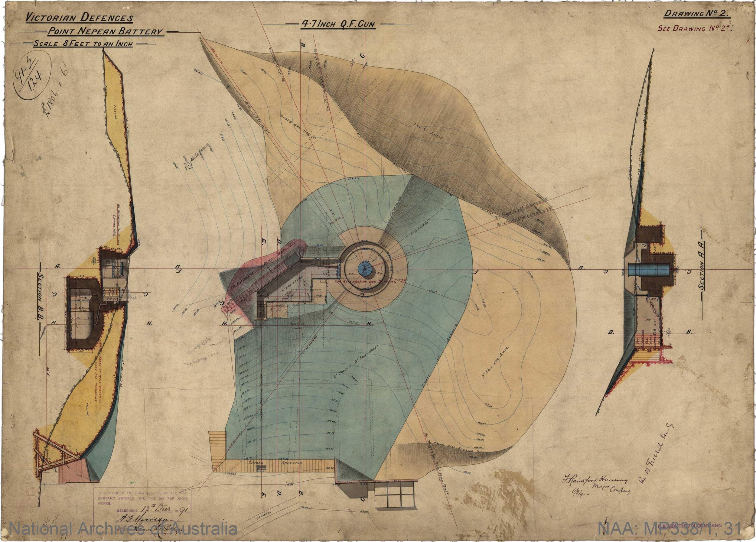 Pt Nepean battery QF gun.jpg
