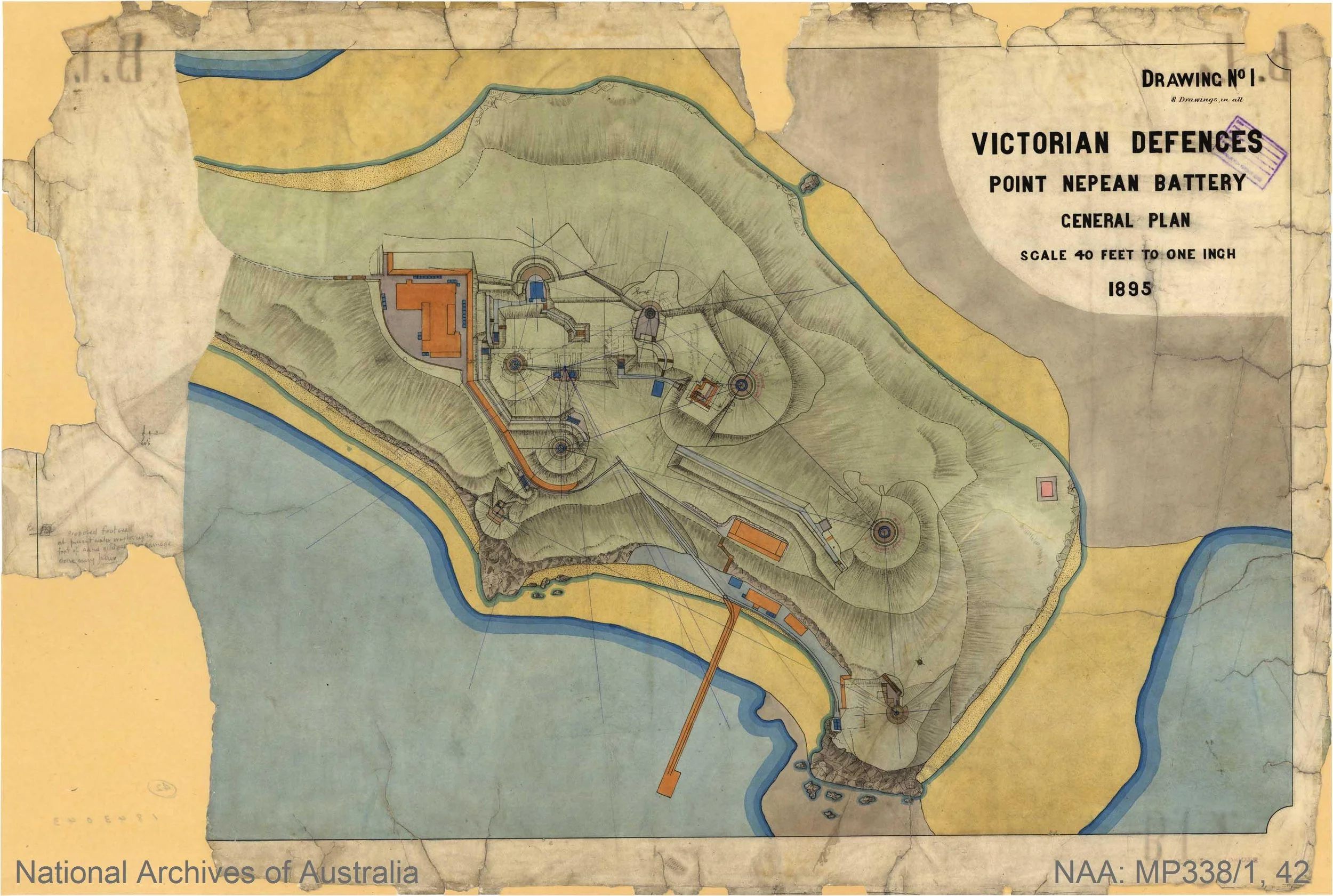 Pt Nepean Battery general plan .2.jpg