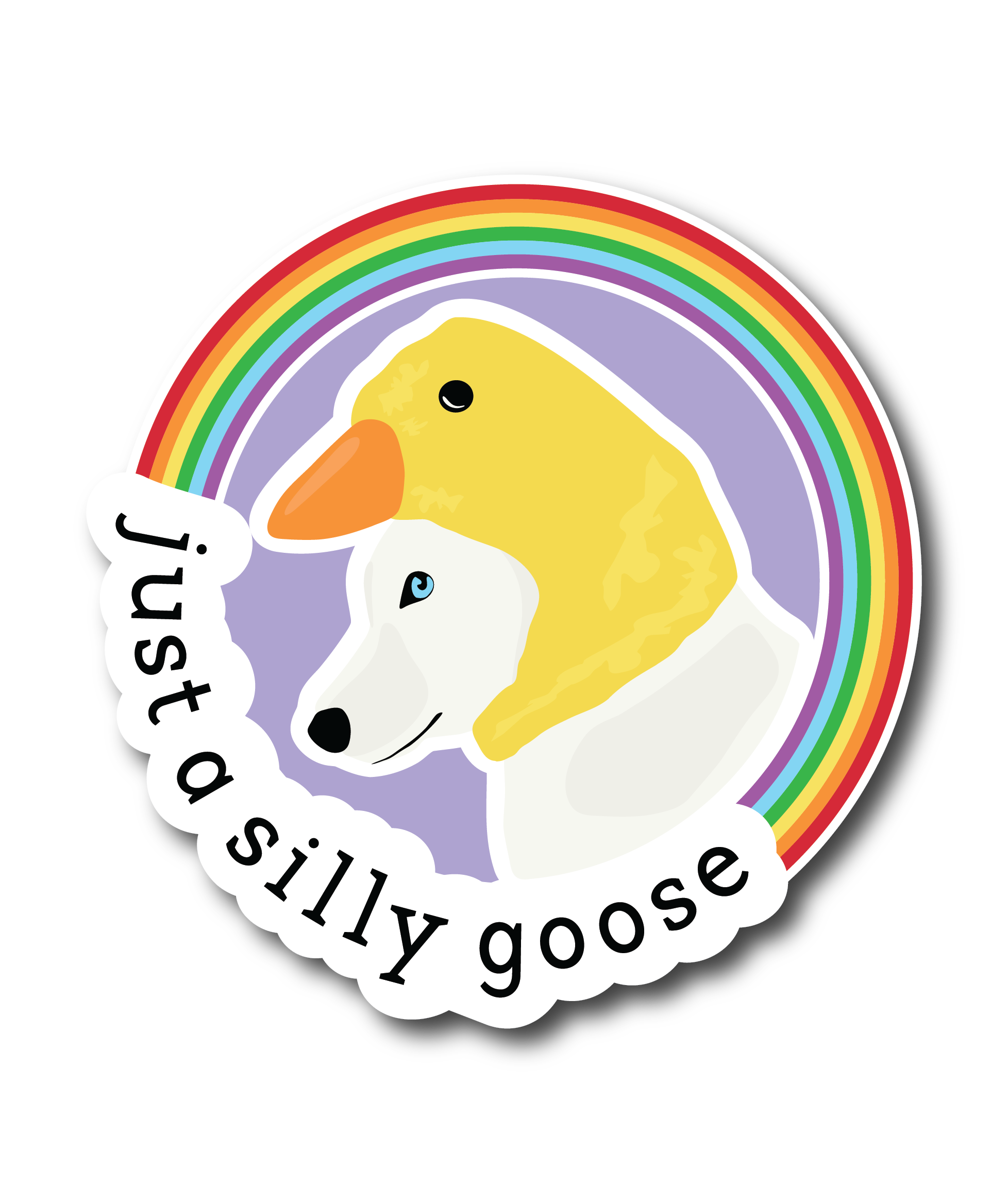 Silly Goose Sticker
