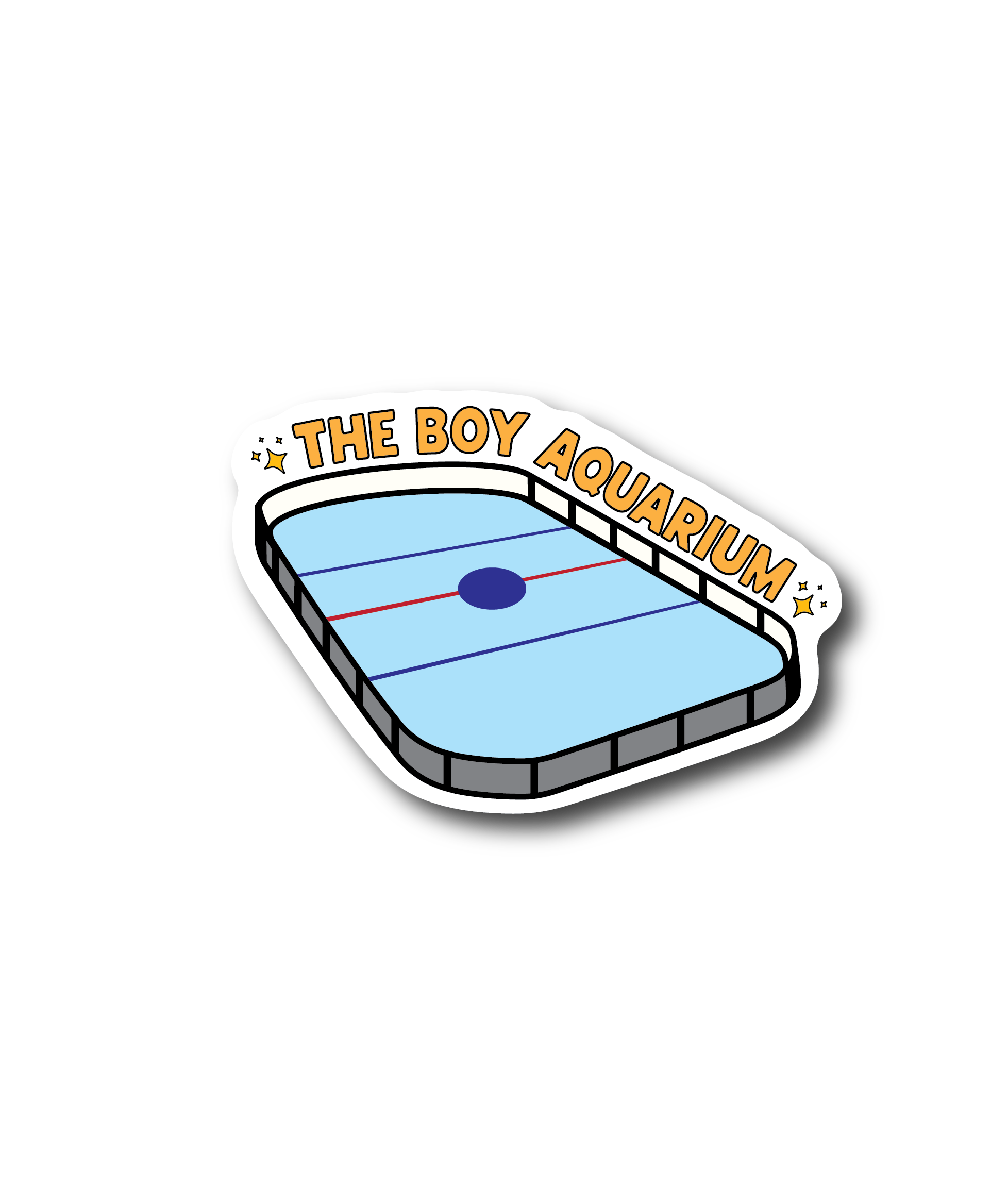 Boy Aquarium Sticker