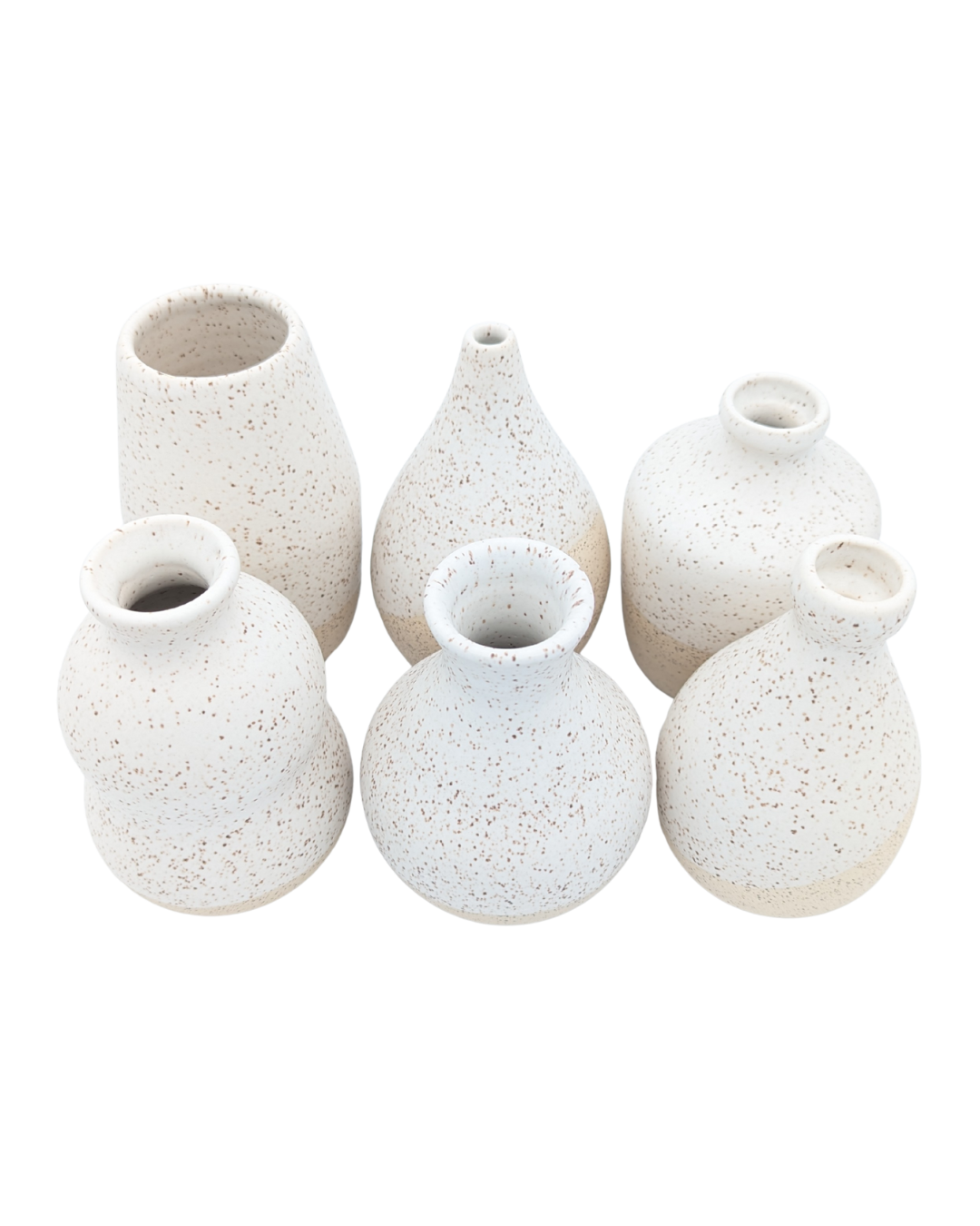 Matte White Vases in 6 Variations
