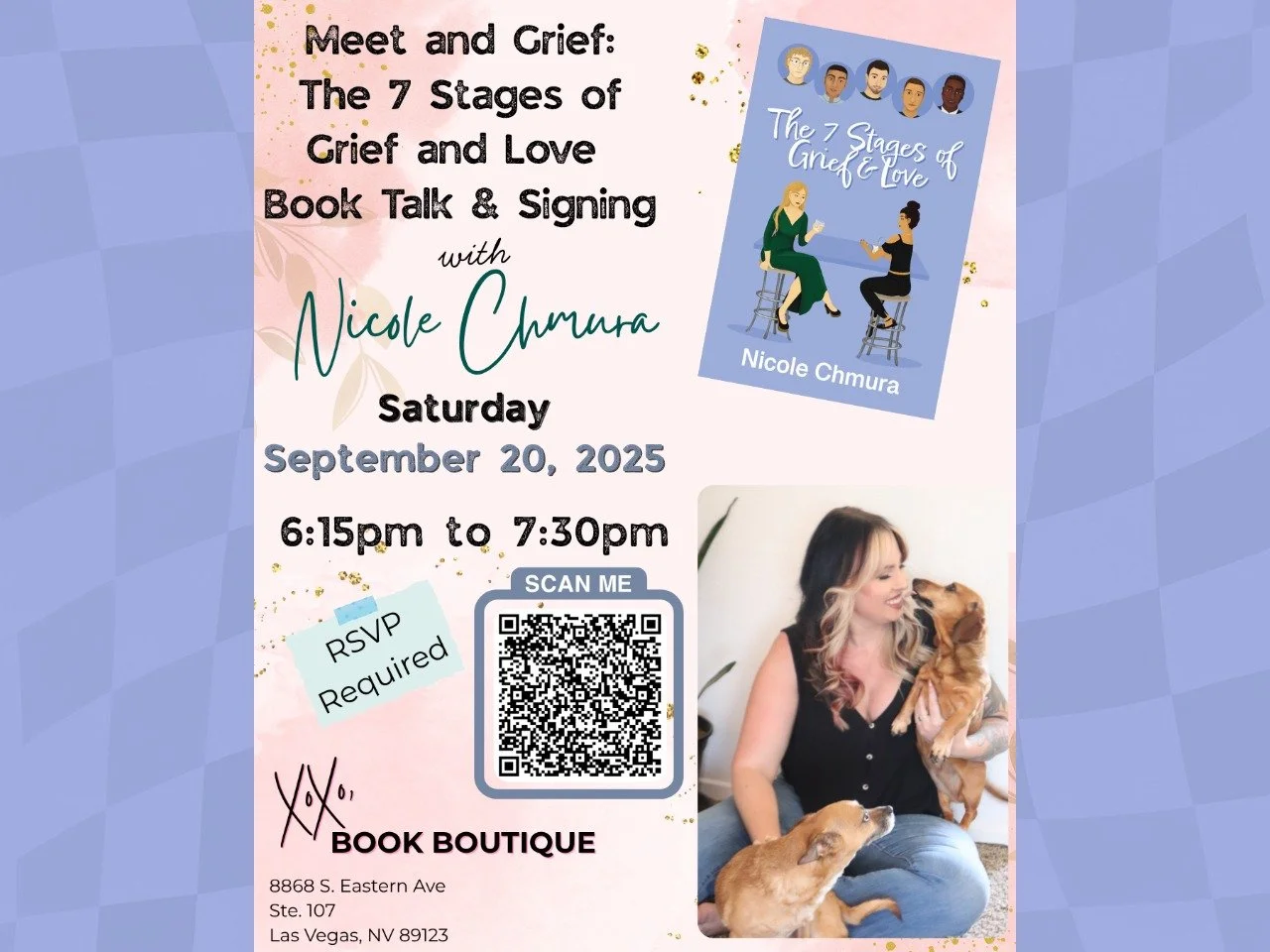 Meet & Grief: The 7 Stages of Grief and Love Talk and Signing