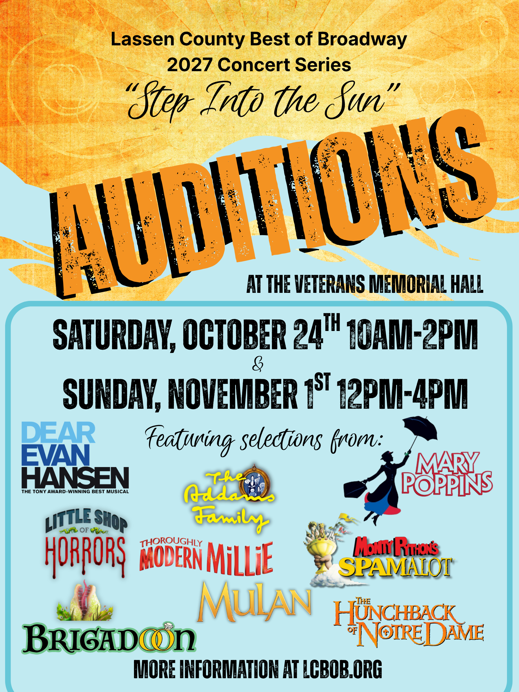2027 Concert Series Auditions