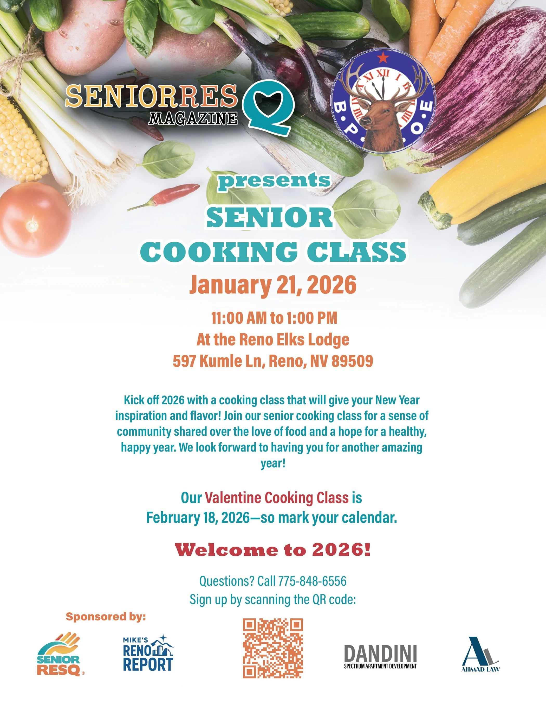 Budget Friendly Senior Cooking Class