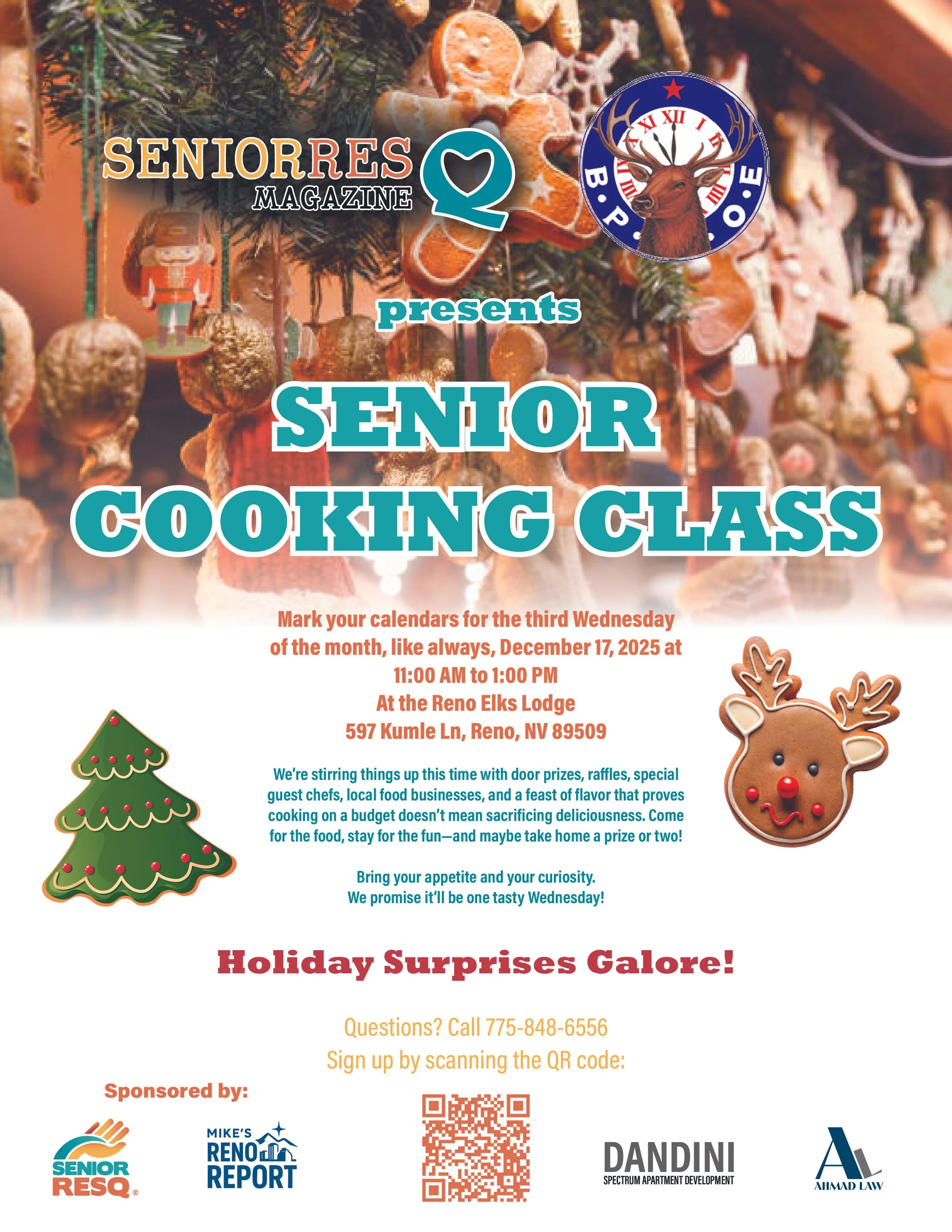 Budget Friendly Senior Cookng Class