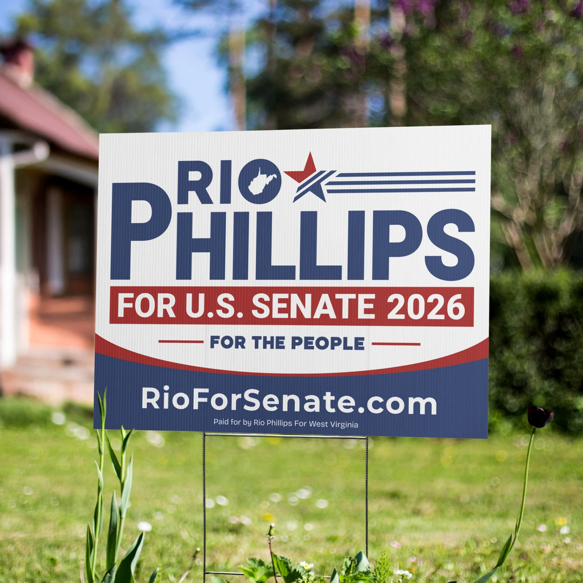 Rio For Senate Yard sign