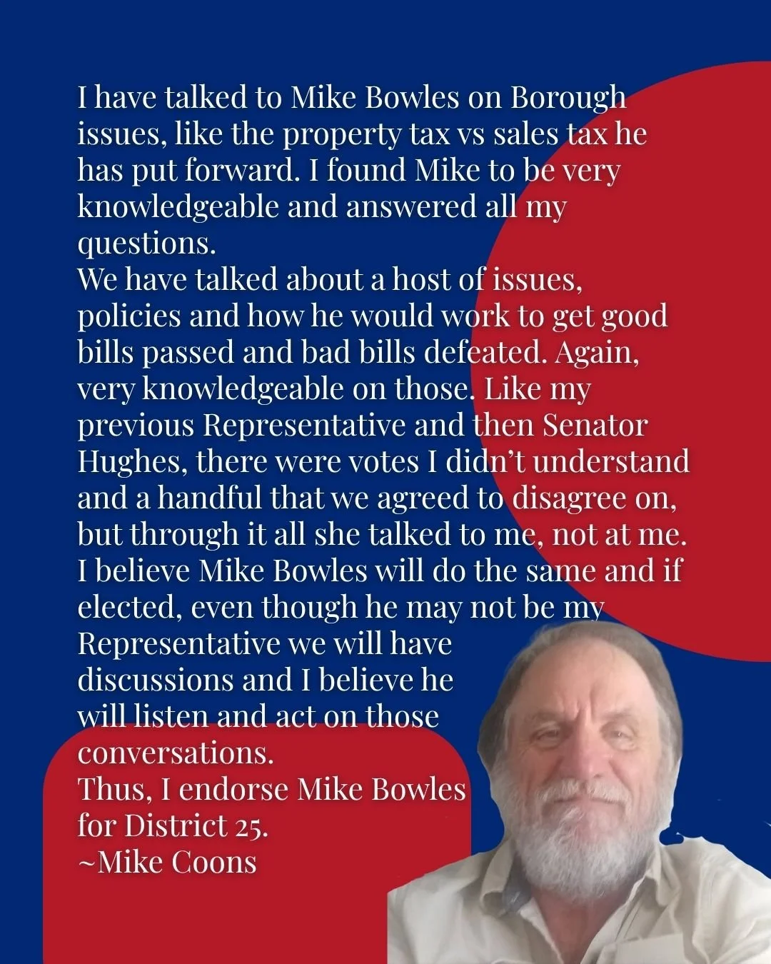Mike Coons Endorsment