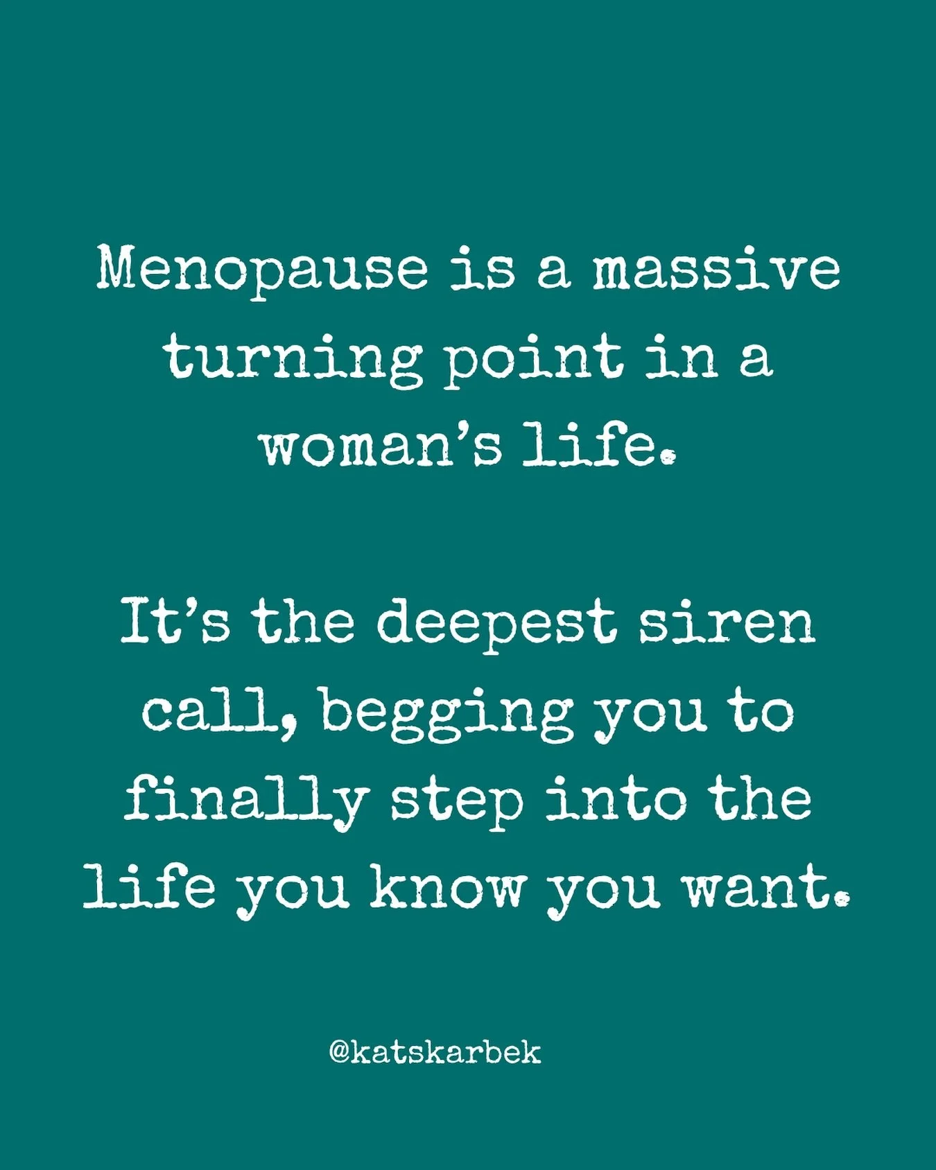 This isn&rsquo;t just biology.
It&rsquo;s initiation.
Menopause is your body&rsquo;s way of saying: no more half-lived lives.

#midlifeawakening #menopausewisdom #womenscircle #midlifecoach