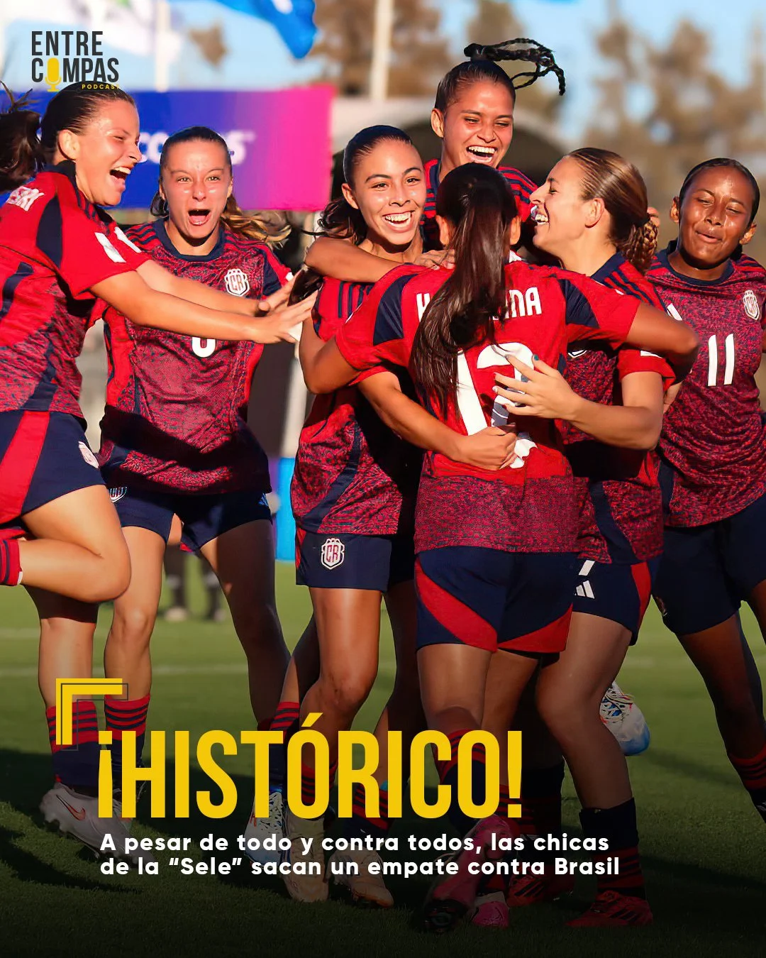 Ac&aacute; poco hablamos de F&uacute;tbol (porque que pereza) pero estas chicas merecen todos los aplausos @fedefutbolcrc . Chicas son ejemplos!!!