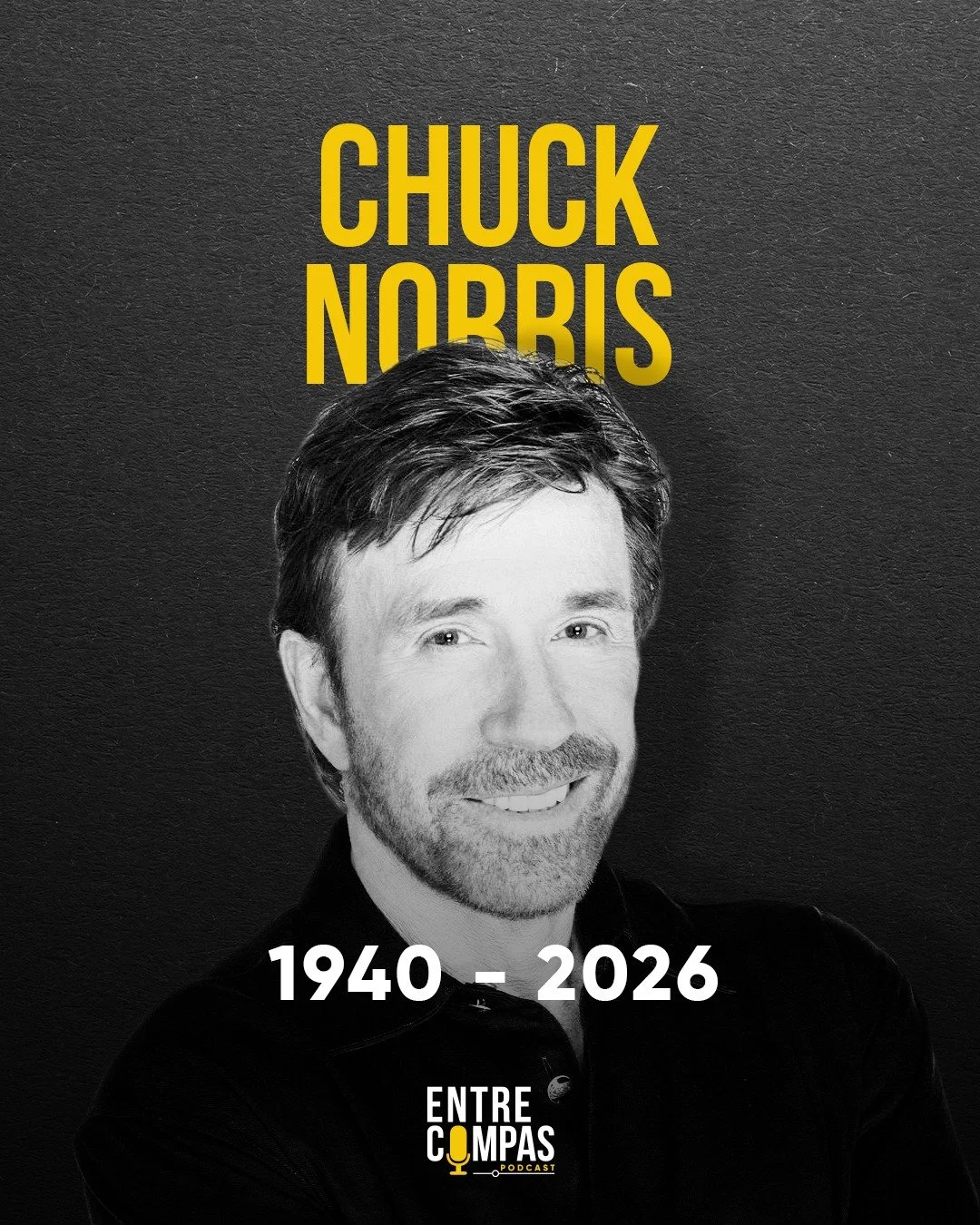 Chuck Norris, el campe&oacute;n de artes marciales e icono del cine de acci&oacute;n, ha muerto este viernes a los 86 a&ntilde;os.