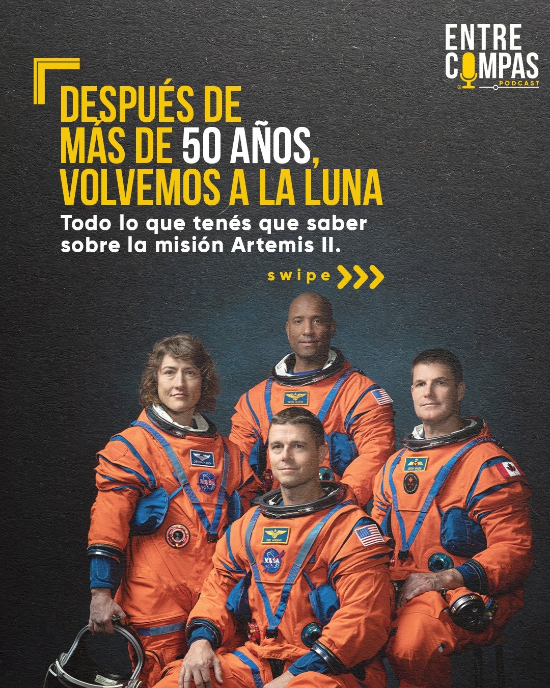 &iexcl;Volvemos a la Luna! Pero esta vez, para quedarnos. Descubre todo sobre la misi&oacute;n #ArtemisII de la #Nasa  que se lanza este 1 de ABRIL