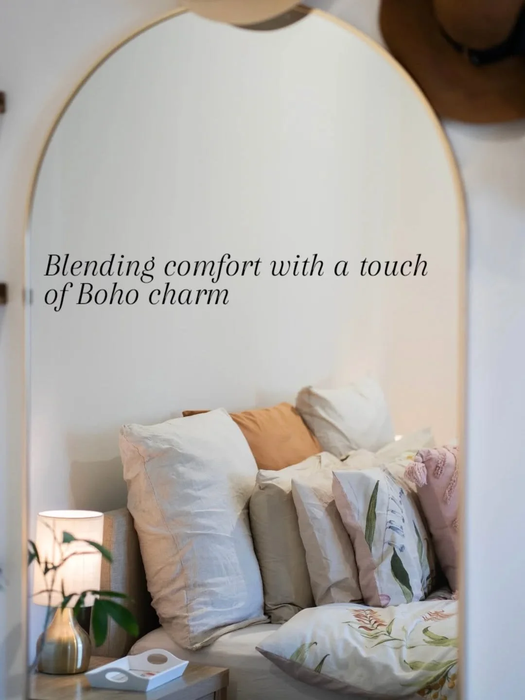 Blending comfort with a touch of boho charm.