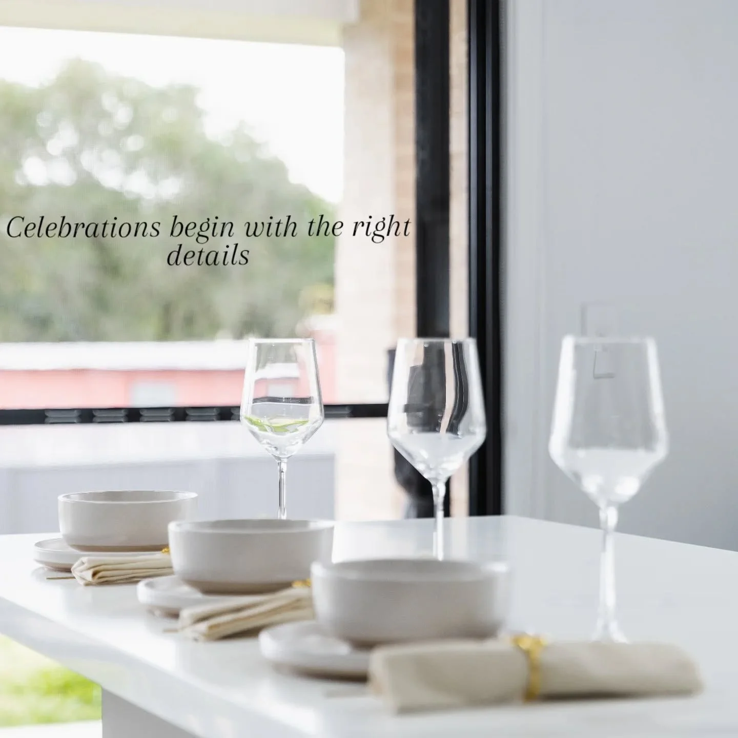Celebrations begin with the right details