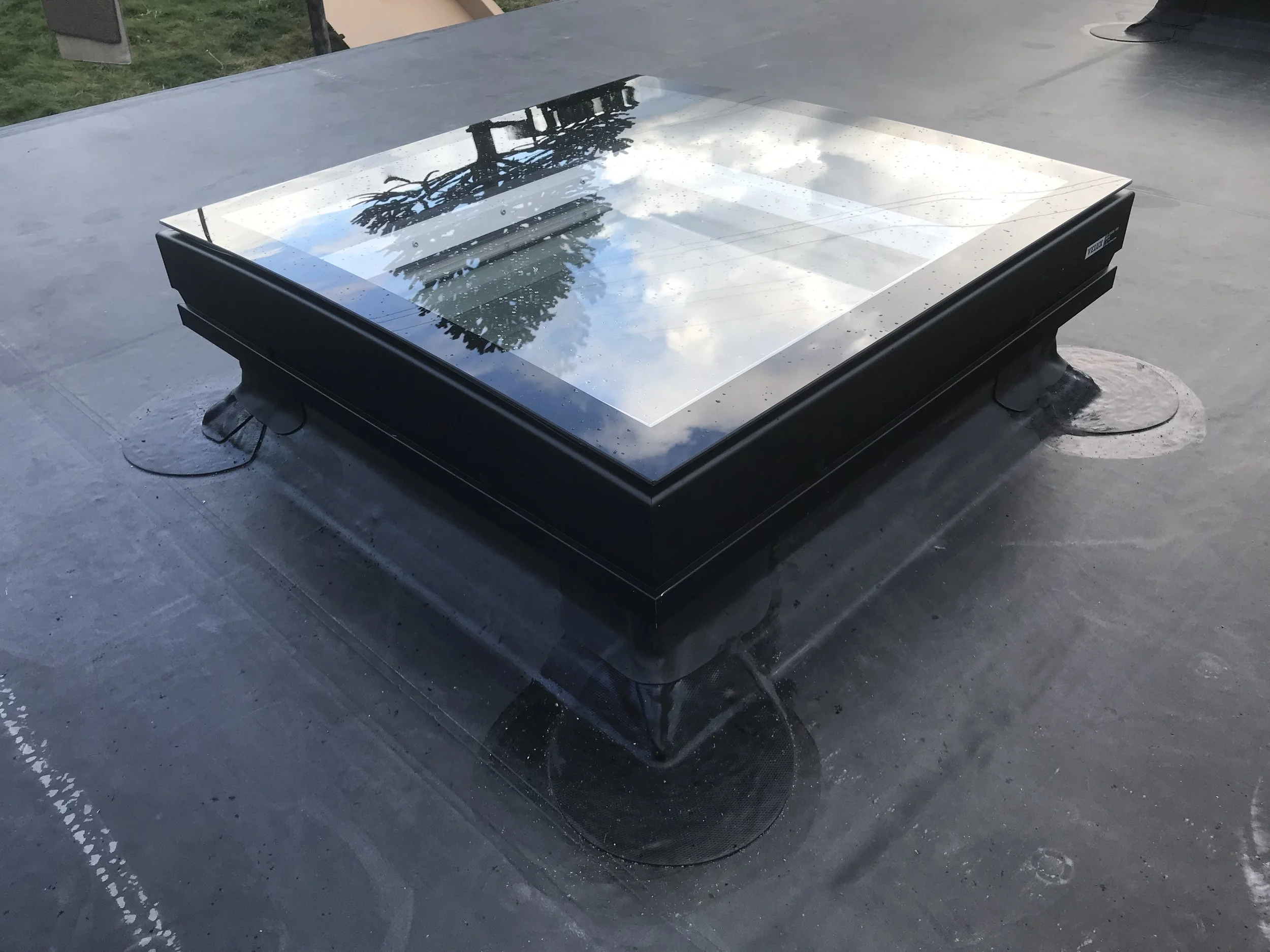 New Velux Flat roof window on EPDM flat roof Hevingham Norfolk