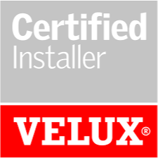 Certified Installer logo with Velux branding