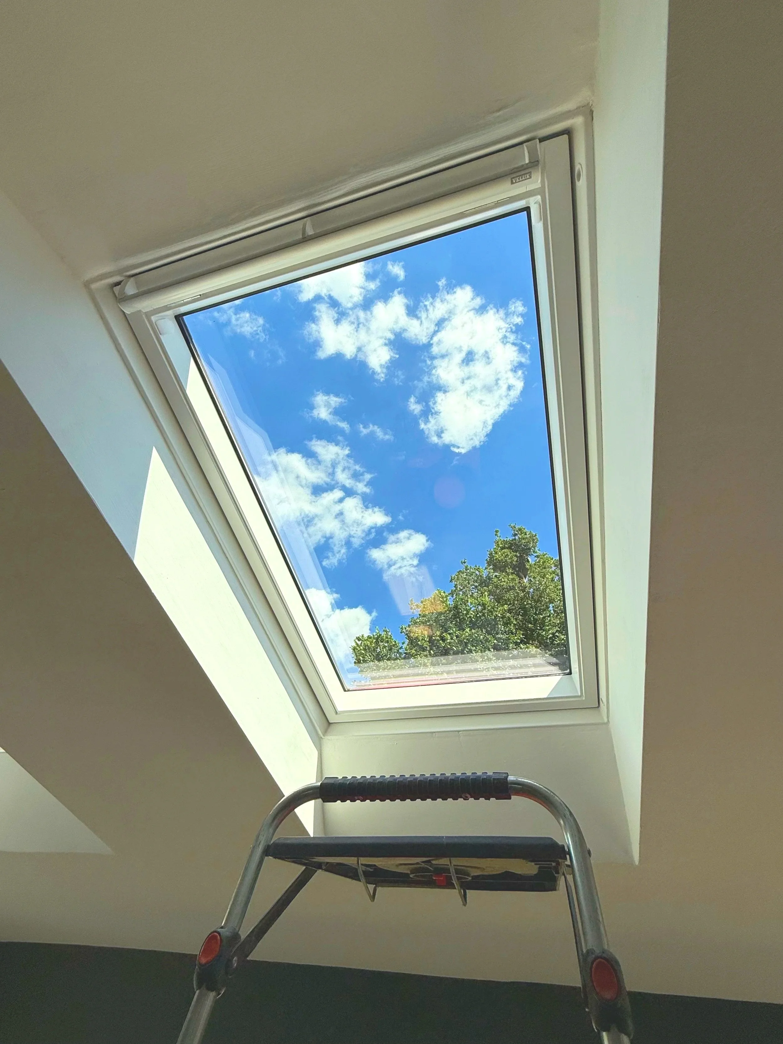 New Velux Skylight installation pitch roof extension MK06 maintenance free in Brooke