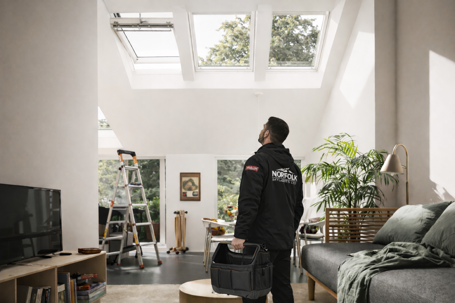Velux skylight installation horning norfolk