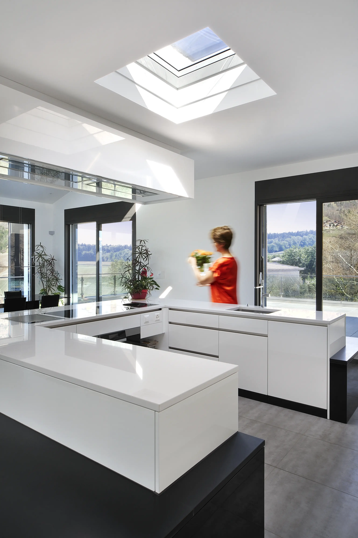 Velux Flat Roof Installation above kitchen Wroxham