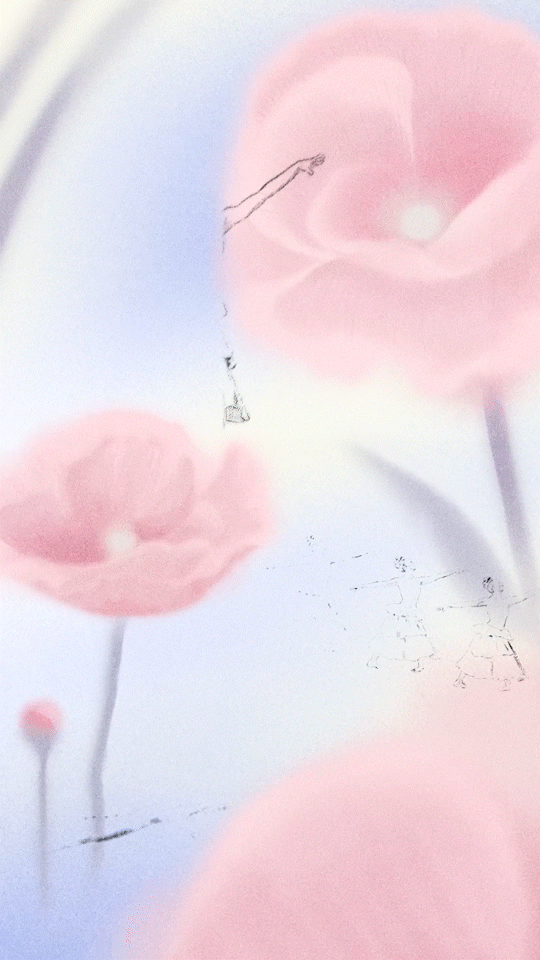 Breeze - a ballet inspired animated loop