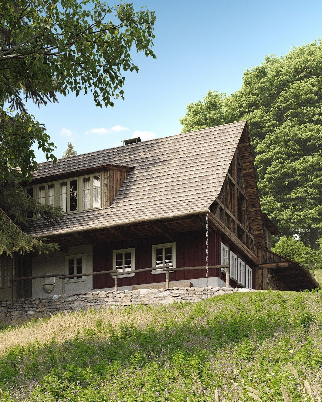 Architektonick&aacute; studie 
Chalupa v Krkono&scaron;&iacute;ch

Architectural Concept Study
Cottage | Krkono&scaron;e Mountains

Design Visualization
 #architects #archilovers #visualization #architecturelovers #designlovers #modernarchitecture #c