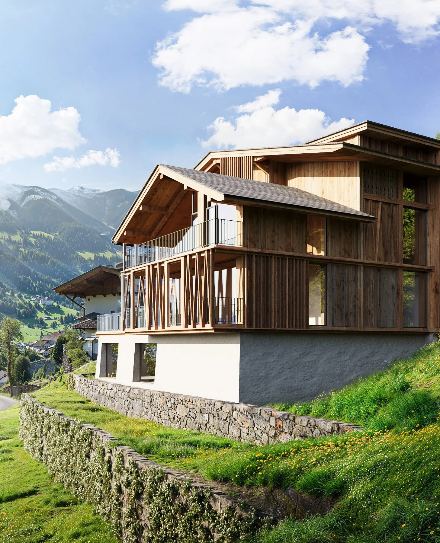 Architektonick&aacute; studie
Apartm&aacute;nov&yacute; dům v Tyrolsku

Architectural Study | Apartment Building Tyrol
Architectural visualization

 #architecture_view #archlovers #pizingersmorix #modernarchitecture #architectural #architecture #arch