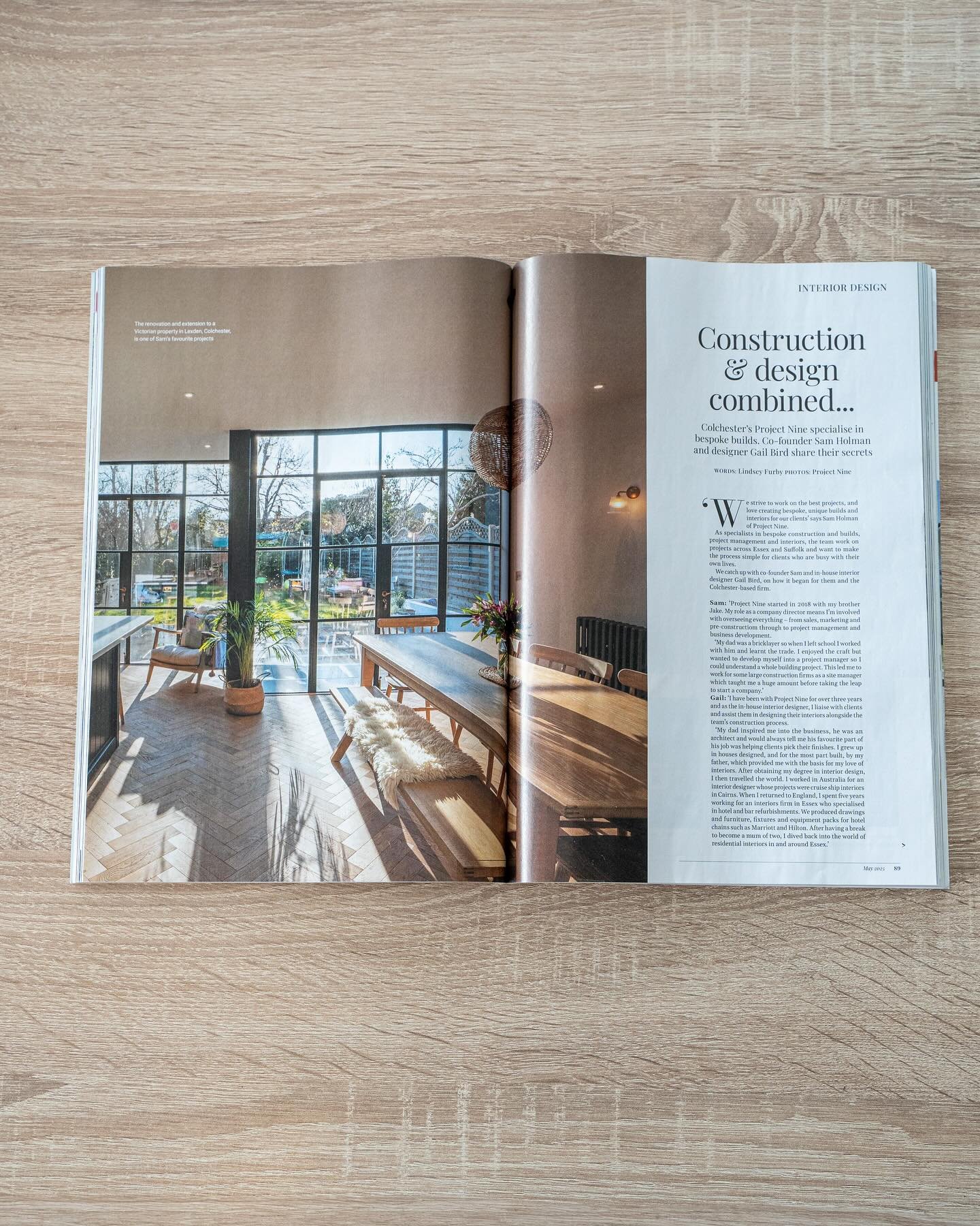 Thank you @essexlifemag for the 5 page feature in this months edition 🙏💜 

#designandbuild #essexlife