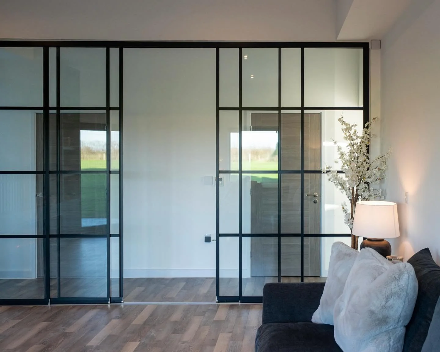 A considered upgrade to a newly built home in the Suffolk countryside&hellip;

Recently completed as part of a wider renovation project, this remodel elevates the sitting room/snug. Tailored joinery by @lark_valley and Crittall-style aluminium doors 