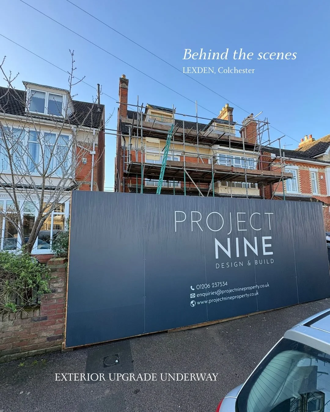 From site to the studio&hellip;.. take a look behind the scenes as we transform a previously used bed &amp; breakfast into a private family home. 

Project Nine are leading the project management, construction &amp; interior design on this full home 