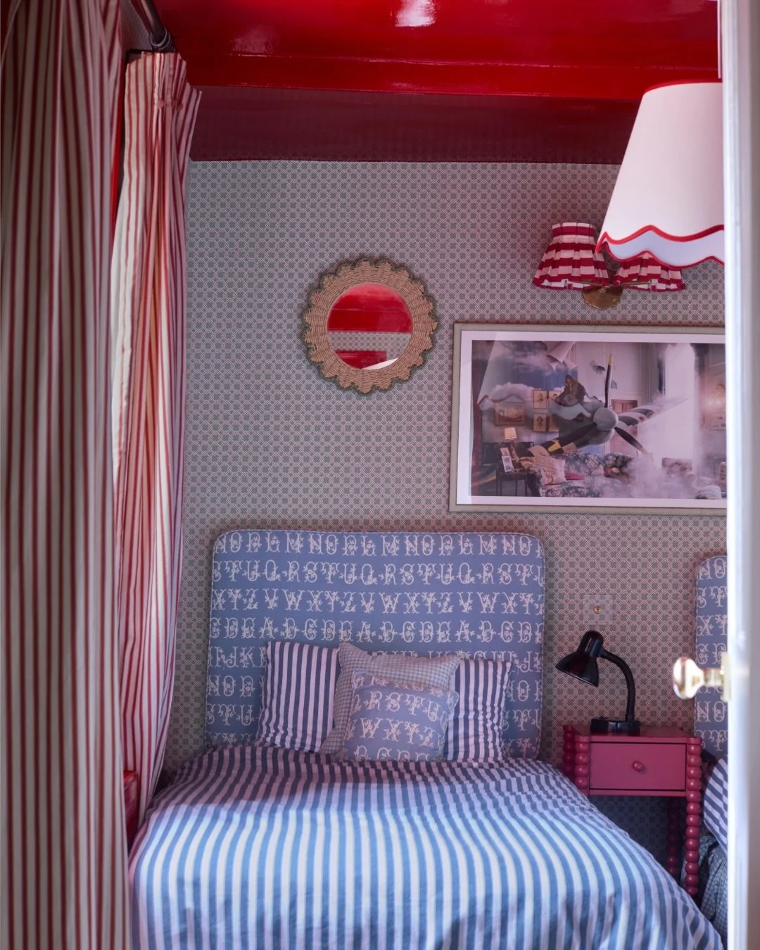 Children&rsquo;s rooms are where the rules can bend a little&hellip;

Designed to be playful, expressive and full of character, this space invites imagination at every turn. The bold red gloss ceiling adds a joyful surprise overhead - proof that even