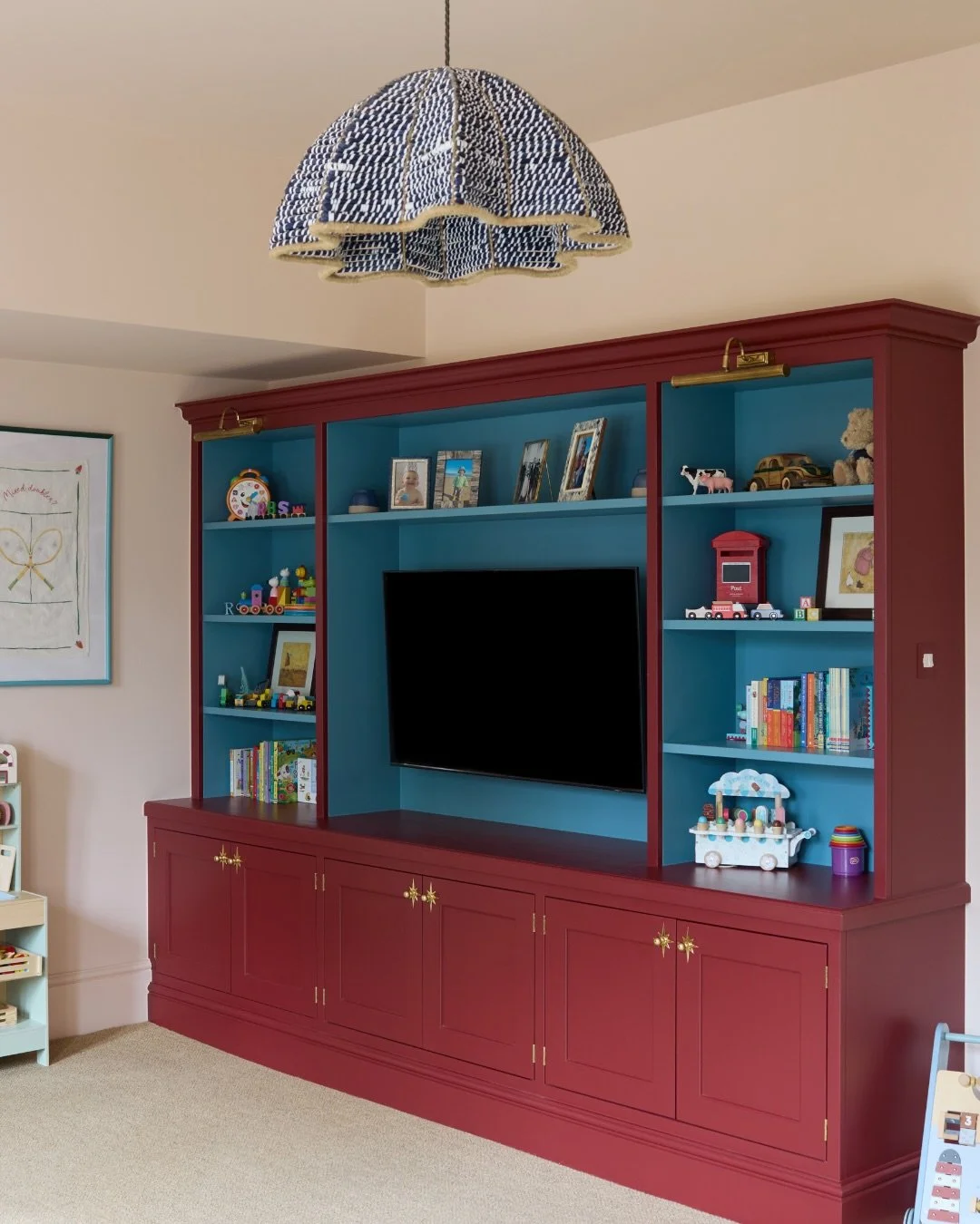 It&rsquo;s hard to believe this is the same room&hellip;

Since completion, we revisited this playroom to add bespoke joinery for toys and the TV - keeping everything organised without losing any of its character.

Originally, this was a tired space 