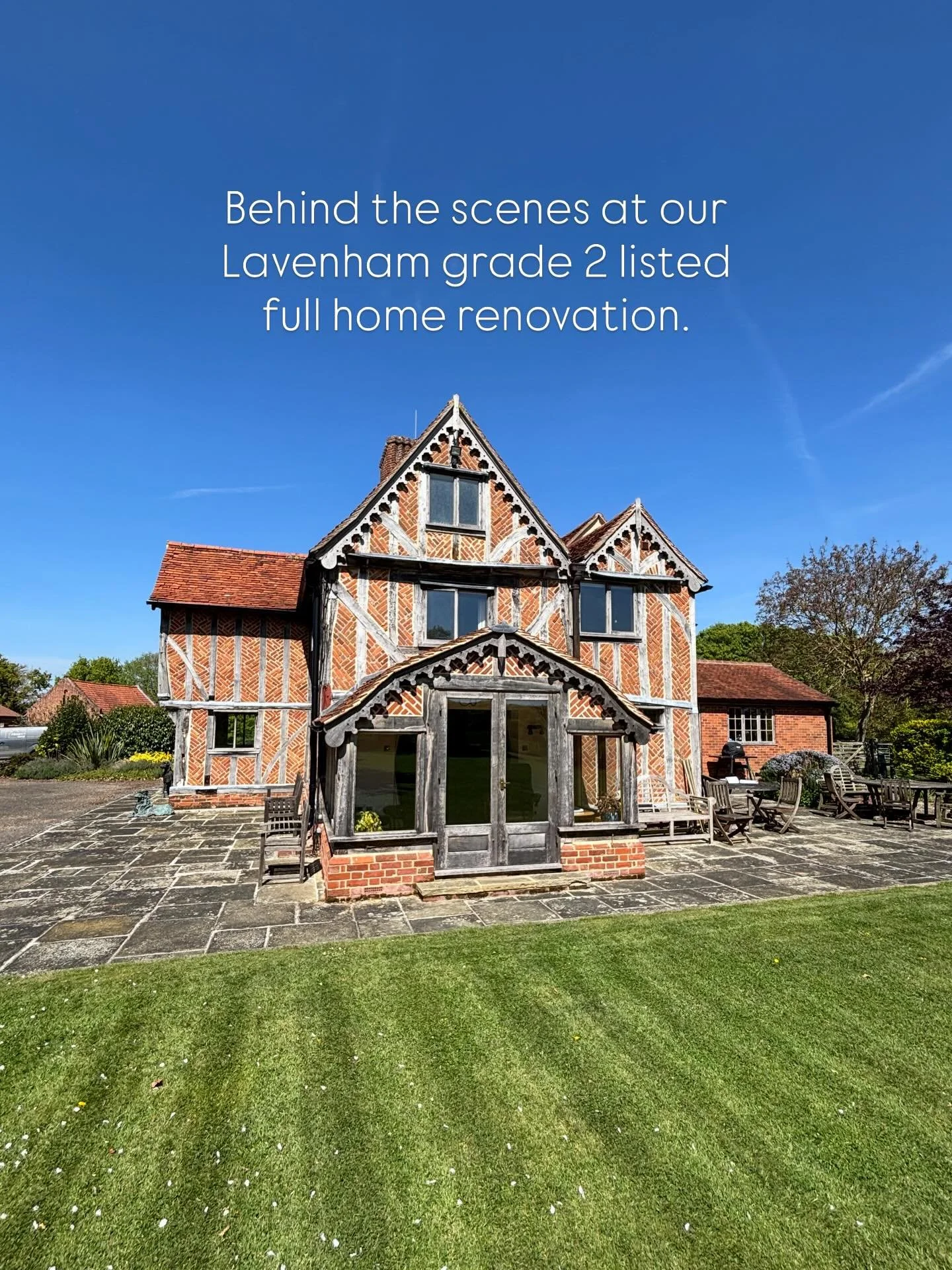 We&rsquo;re on site in Lavenham, Suffolk with @maveninteriorstudio renovating a grade 2 listed 17th century farmhouse. 

#grade2listed #homerenovation #Suffolk