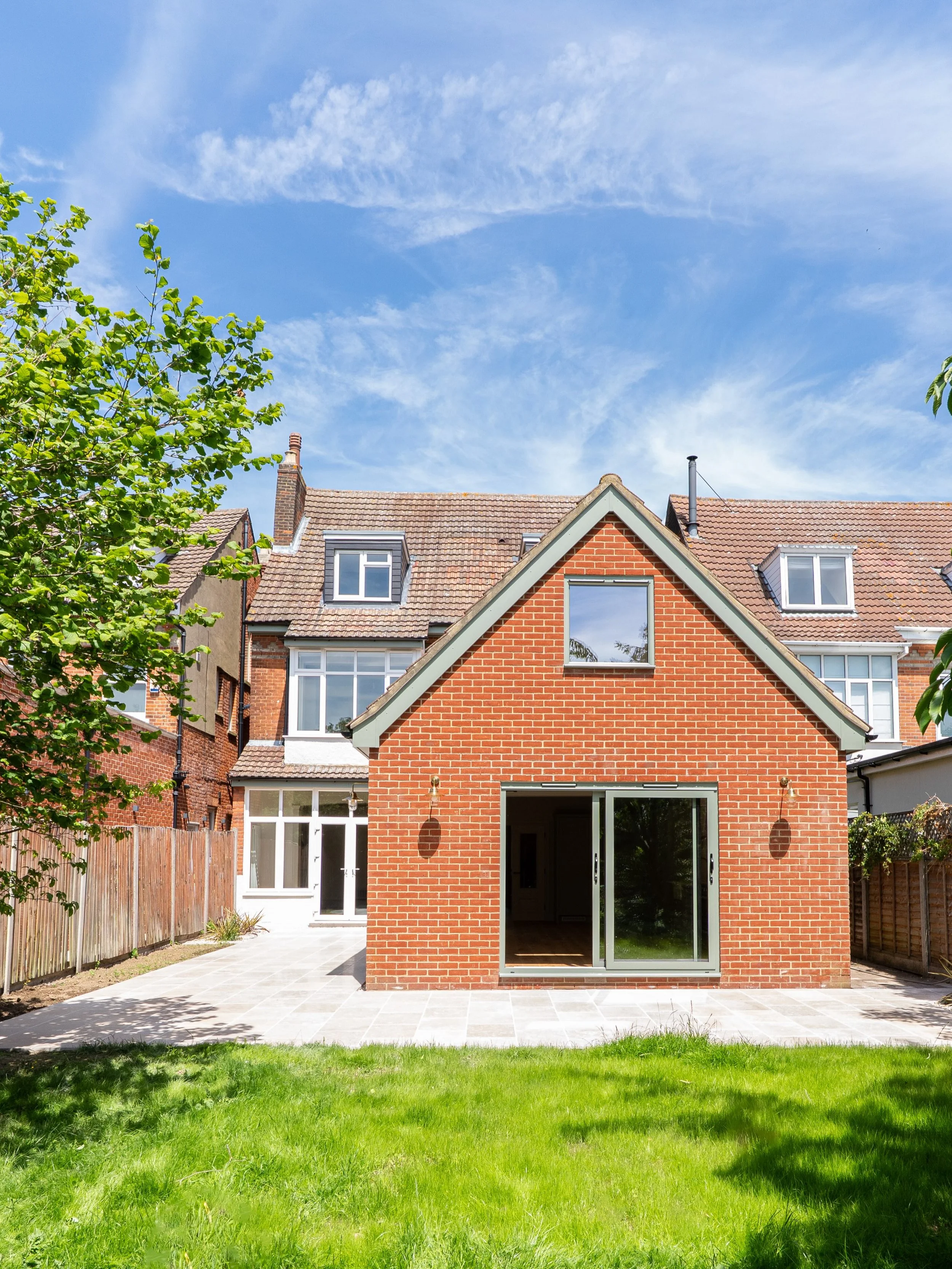 Former guesthouse conversion to five bedroom family home external pics - After, before &amp; during. 

Subtle changes making a big difference.

Photography - @visual_peakuk 

#victorianhome #restoration #glazing #transformation