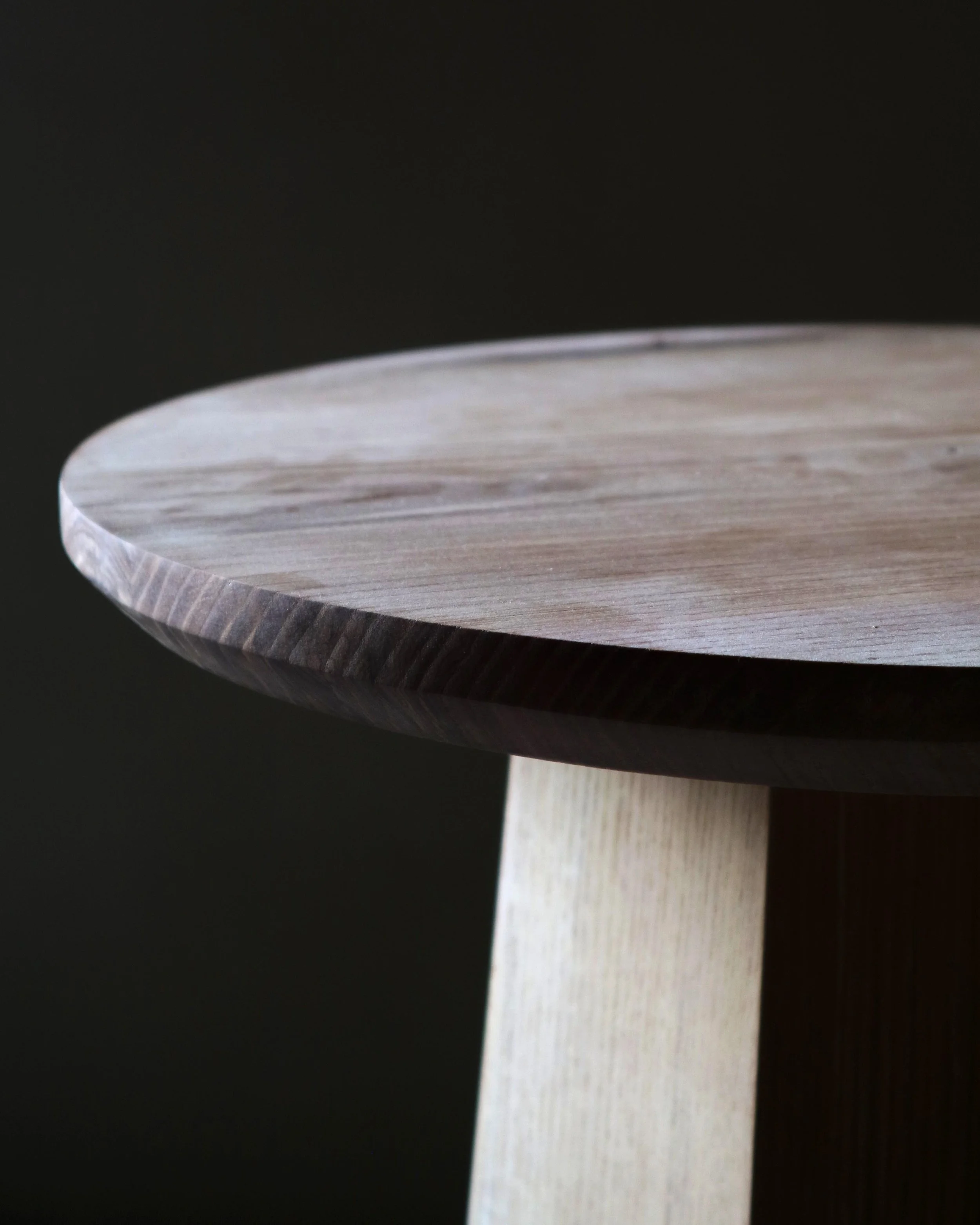 Handcrafted Coopered Side Table inspired by traditional barrel making, showcasing solid timber with a sculptural yet elegant form