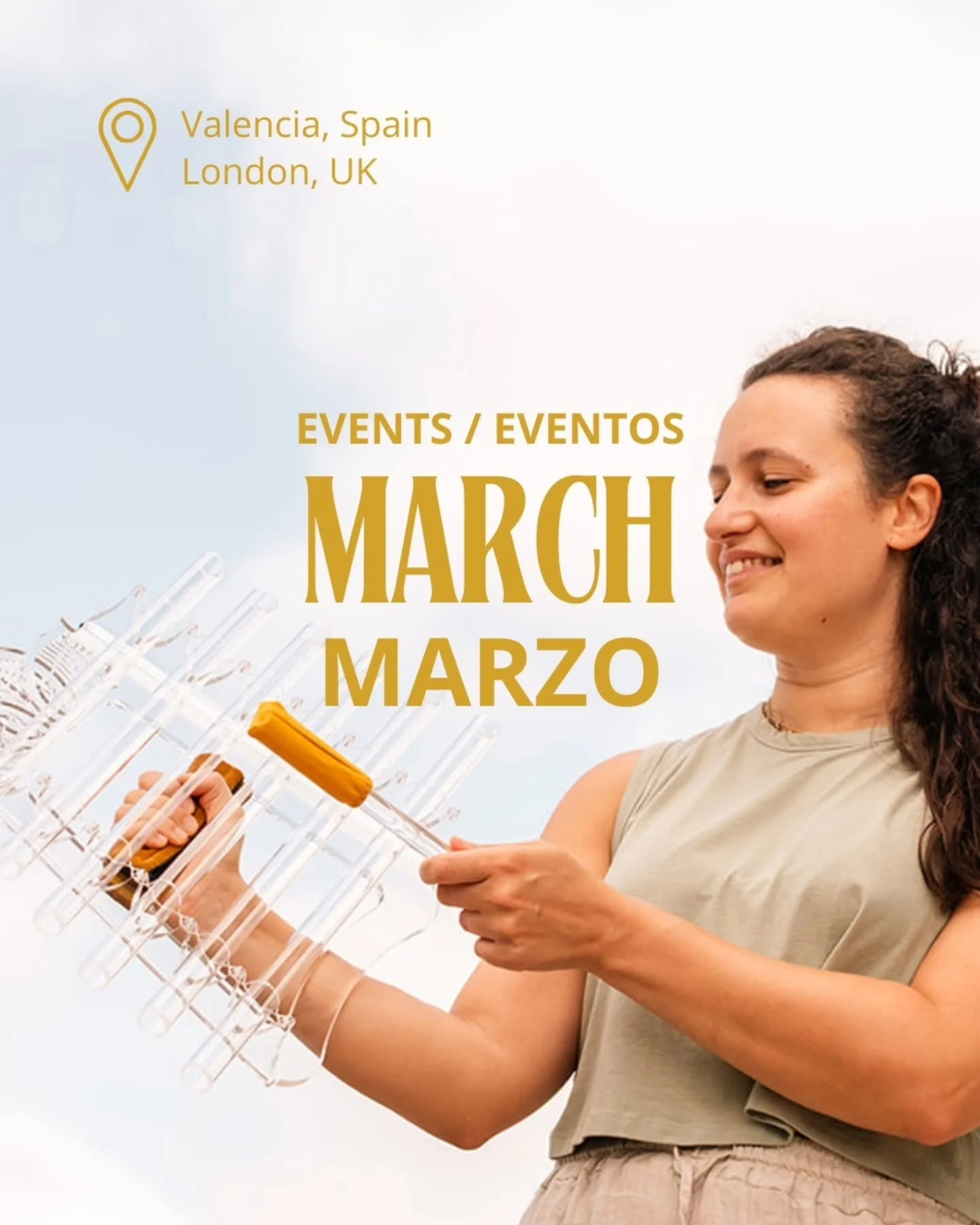 Happy March ✨
I&rsquo;m feeling so excited for this month.
A month that promises to be full of movement, sound&hellip;
and hopefully the chance to see you again on the mat.

I&rsquo;m coming back to London to celebrate spring and the beginning of a n
