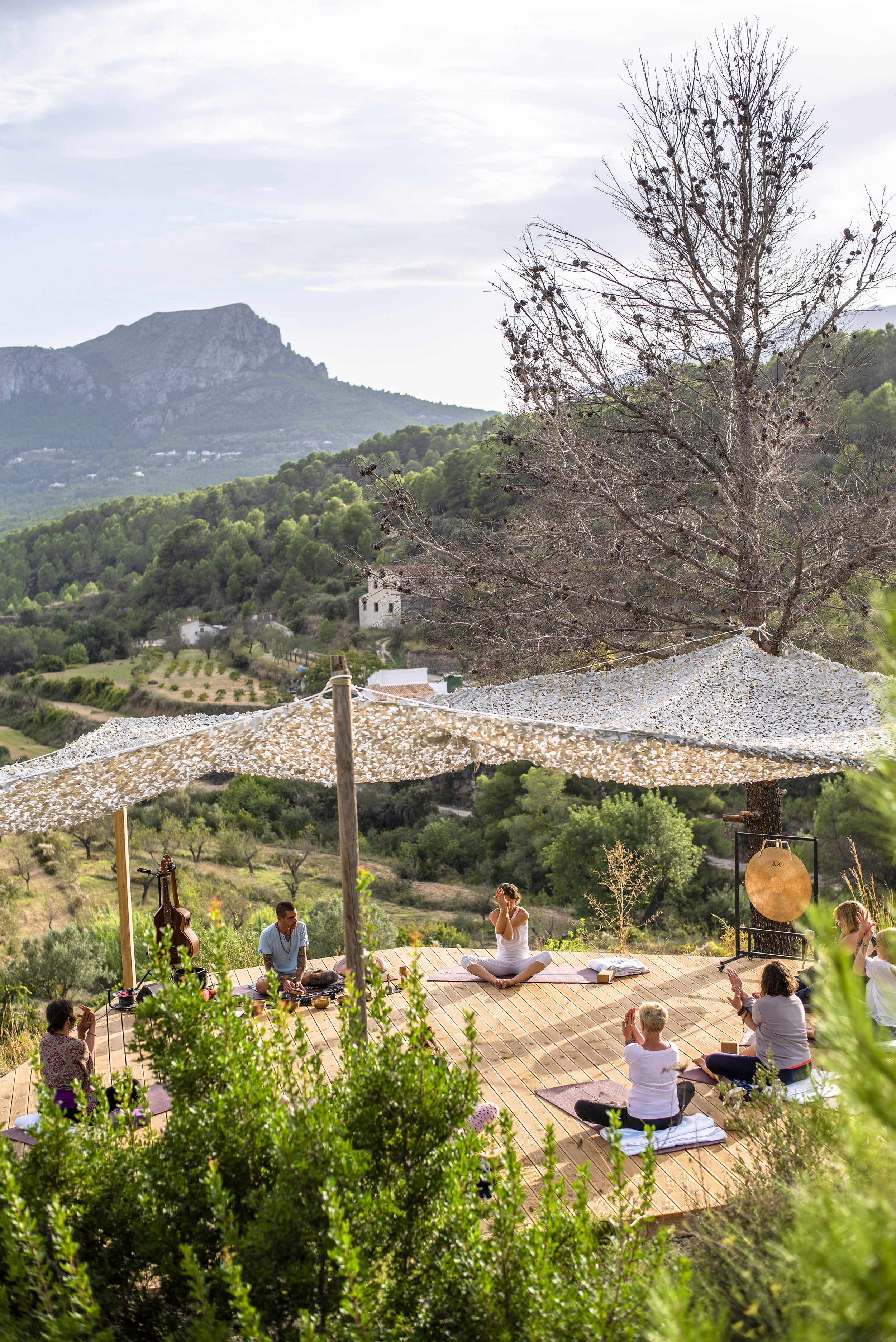 Spain retreats for yoga, sound healing and adventures. Granada, Mallorca, delicious food and beach.