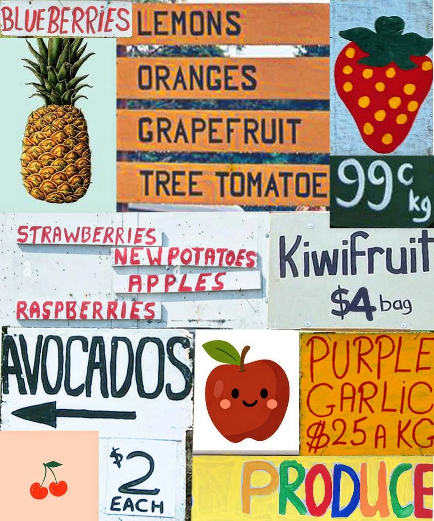 Road side stalls. Coming to a wall near you soon. 🍓