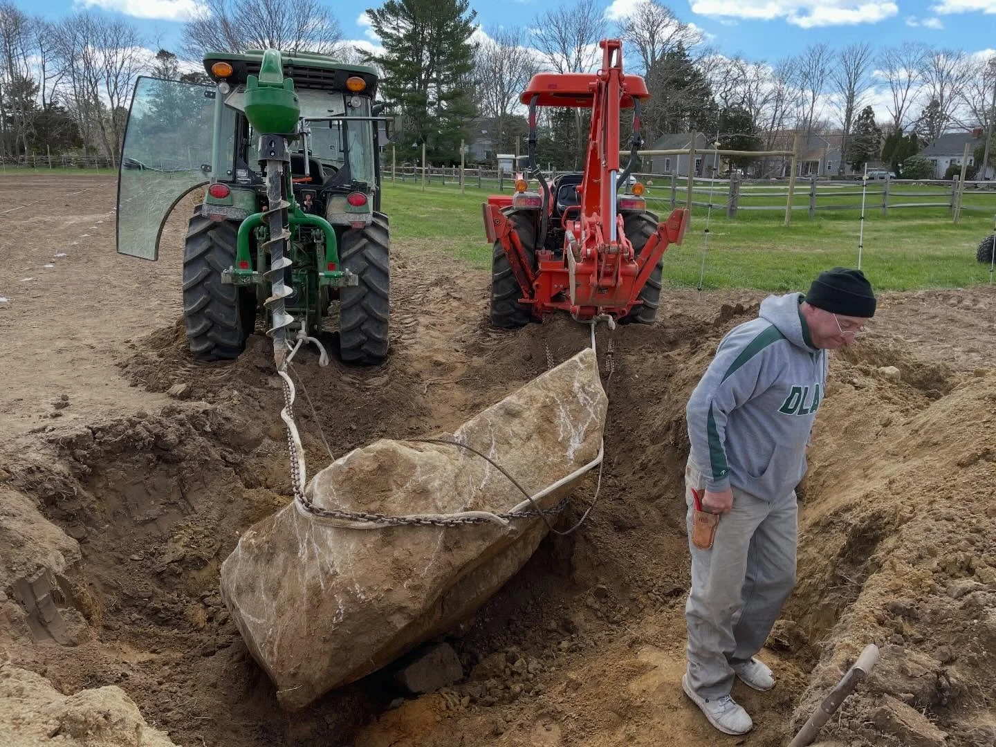 People often ask where the name Anchor Rock comes from.  Our name comes from our land&mdash;the terroir.  We are only about a half mile from the ocean (Anchor) and yes, there are a lot of rocks at the vineyard.  When we replanted the vineyard we prob