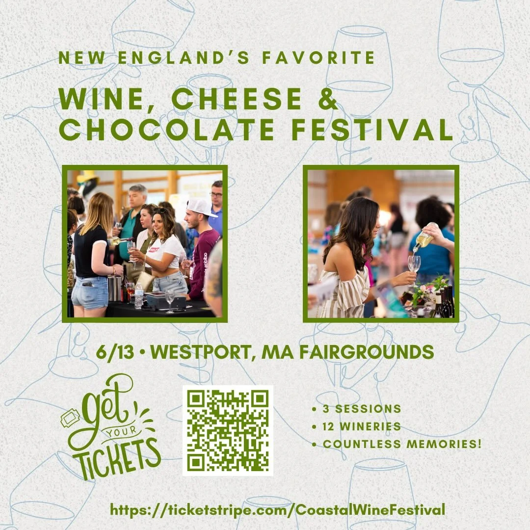 Anchor Rock Vineyards is excited to participate in the Coastal Wine Festival on 6/13 organized by @coastalwinetrail at the Westport fairgrounds.  It is an awesome annual event that showcases wines from >12 wineries from our region.  In addition to